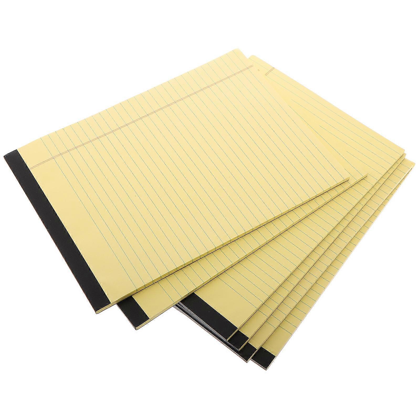 Meeting Notepad Notepad A4 Lined Pages For Work Records And Daily Writing Students 6Pcs