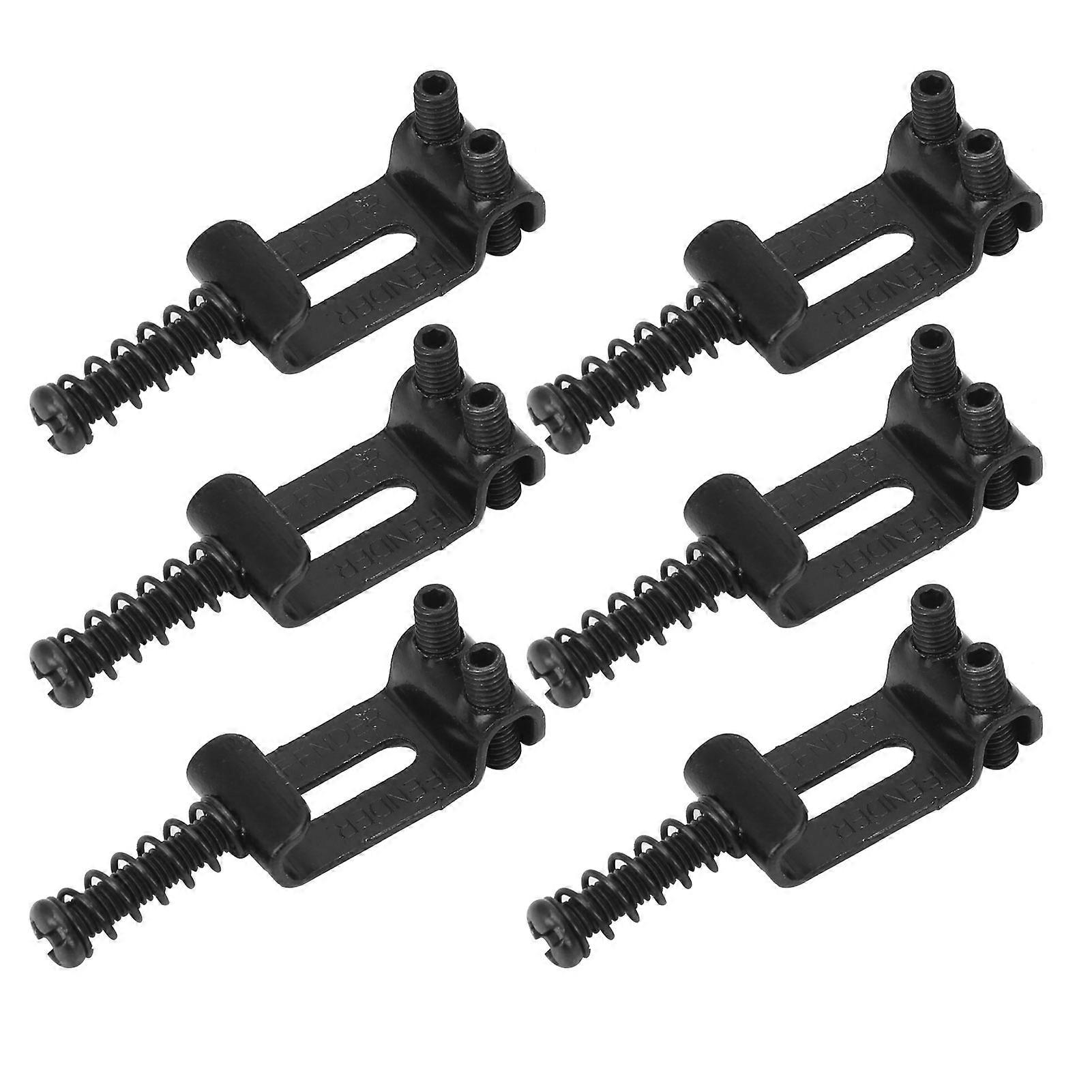 Electric Guitar Bridge Saddle Pull String Code for Stratocaster Telecas Performance AccessoriesBlack