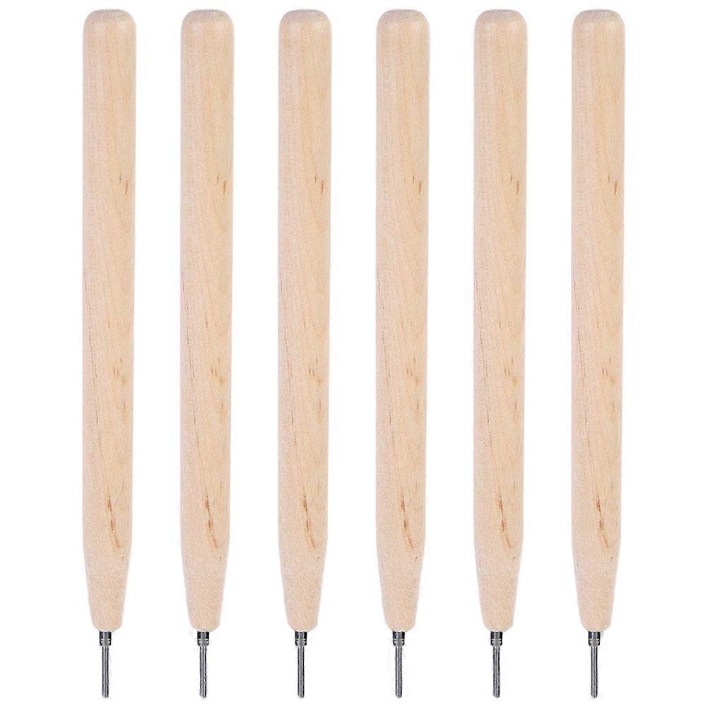 6pcs Quilling Pens for Paper Rolling and Curling with Slotted Needle Design for Art Craft DIY