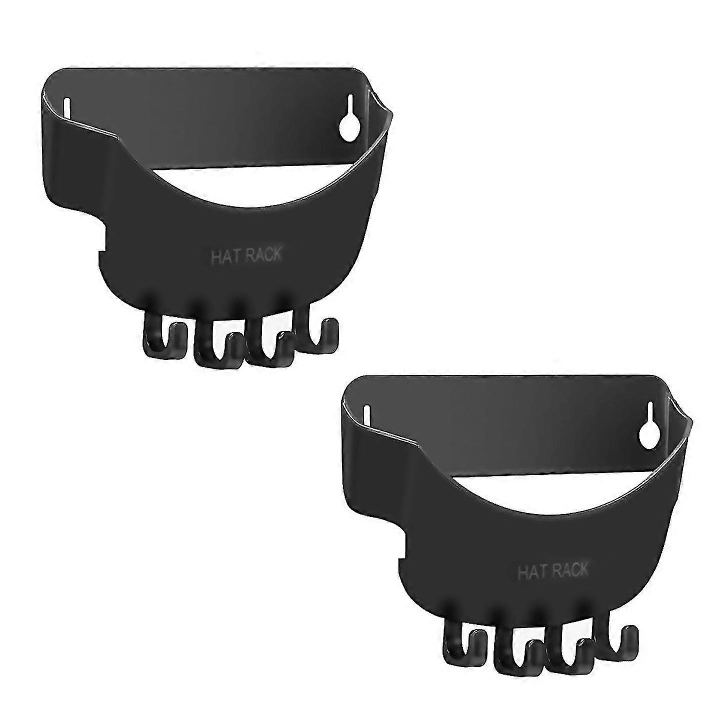 For 2 Pack Hat Rack For Wall Hat Organizer 2 In 1 Hat Racks With Hooks