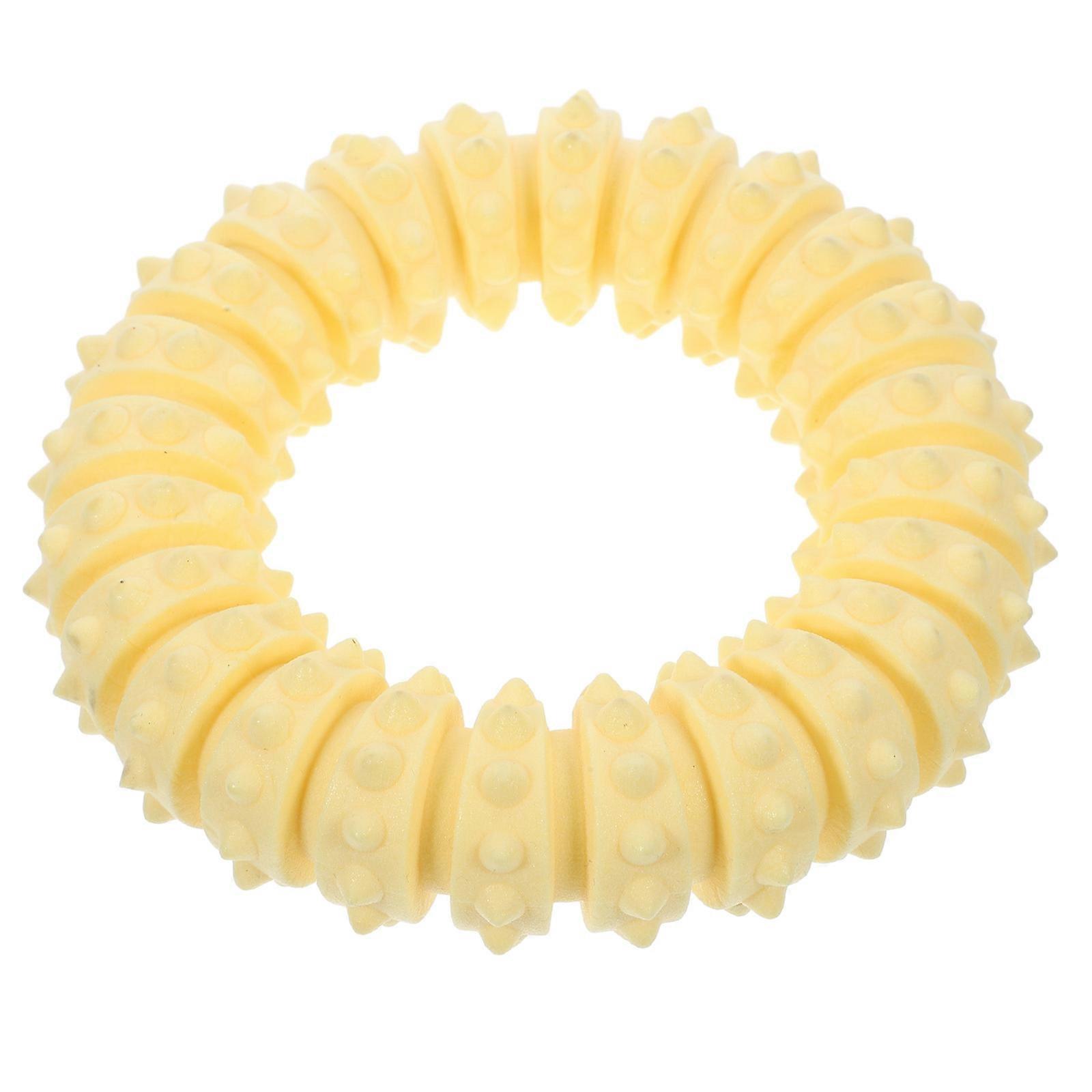 Round Ring Puppy Teething Toy Soft Chew Toy for Dogs Pet Supplies