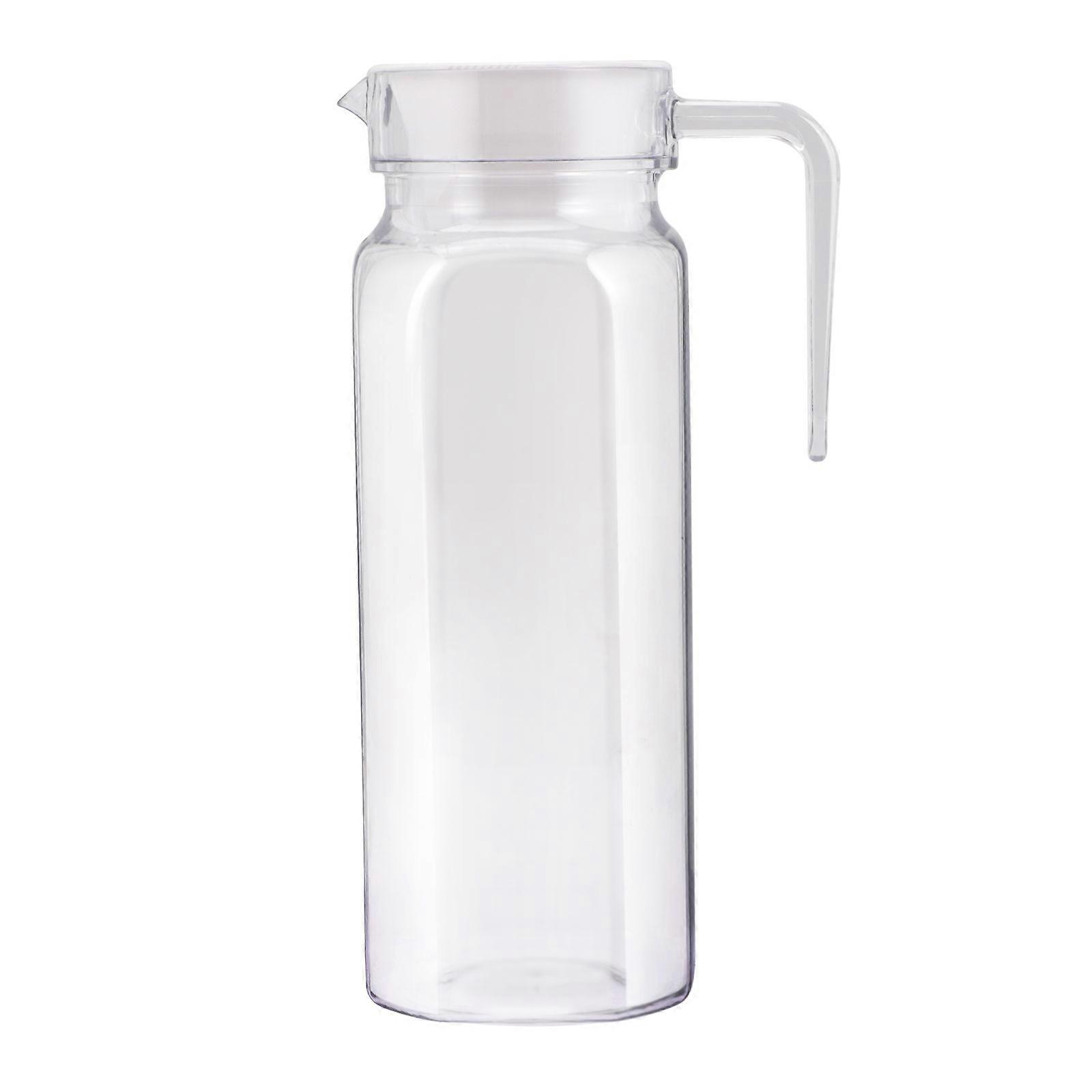 Transparent Large Capacity Juice Pitcher Water Bottle for Family, Parties, Picnics – Elegant, Easy to Clean Beverage Dispenser