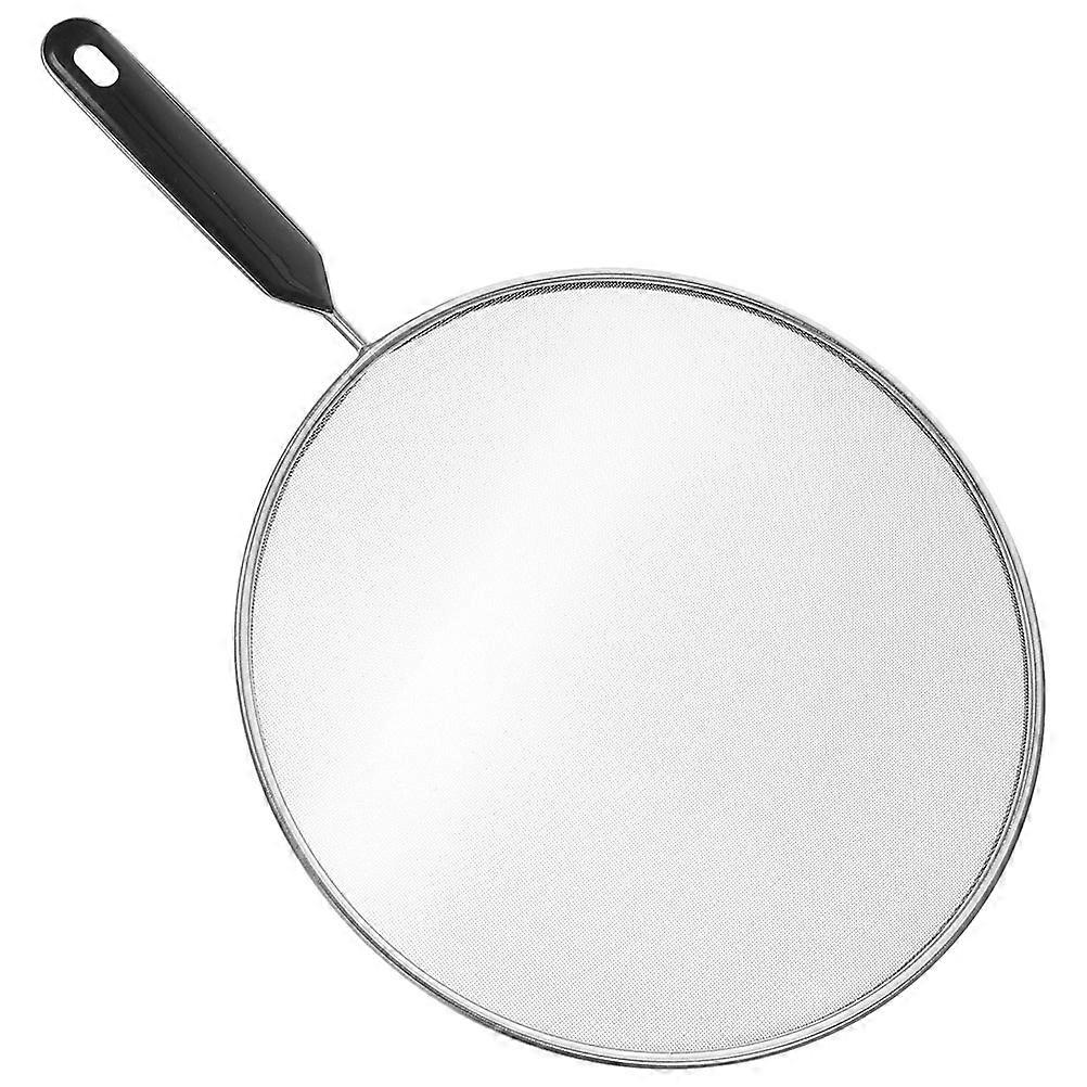 Frying Pan Lid Splatter Screen, Fine Mesh Oil Splash Guard for Stove Cooking, Rust Resistant Pot Cover to Retain Heat and Moisture