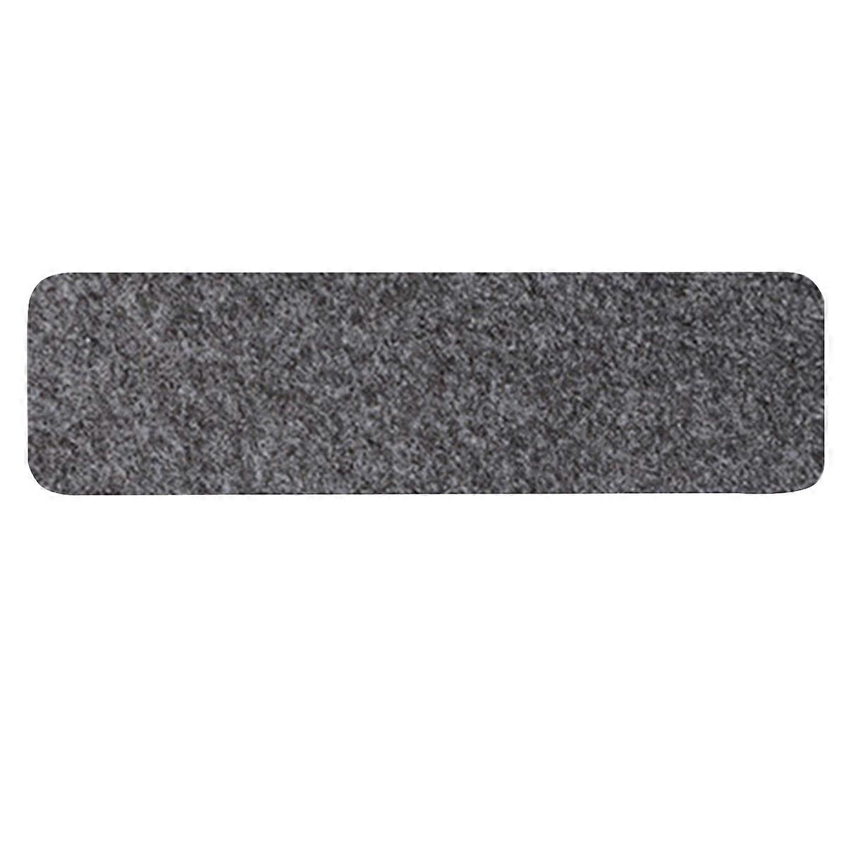 Dark Grey Antislip Stair Treads Carpet with Durable Polyester Material for Wood Stairs 7 Pieces