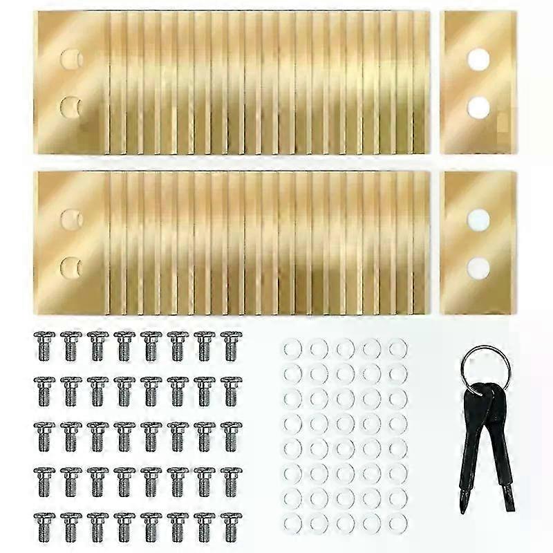 AURA AT02-40Pcs Lâminas de Substituição Com Arruelas Parafusos Para Mammotion Lâminas de Cortador de Grama Robótico de Substituição All Series Luba & Yuka