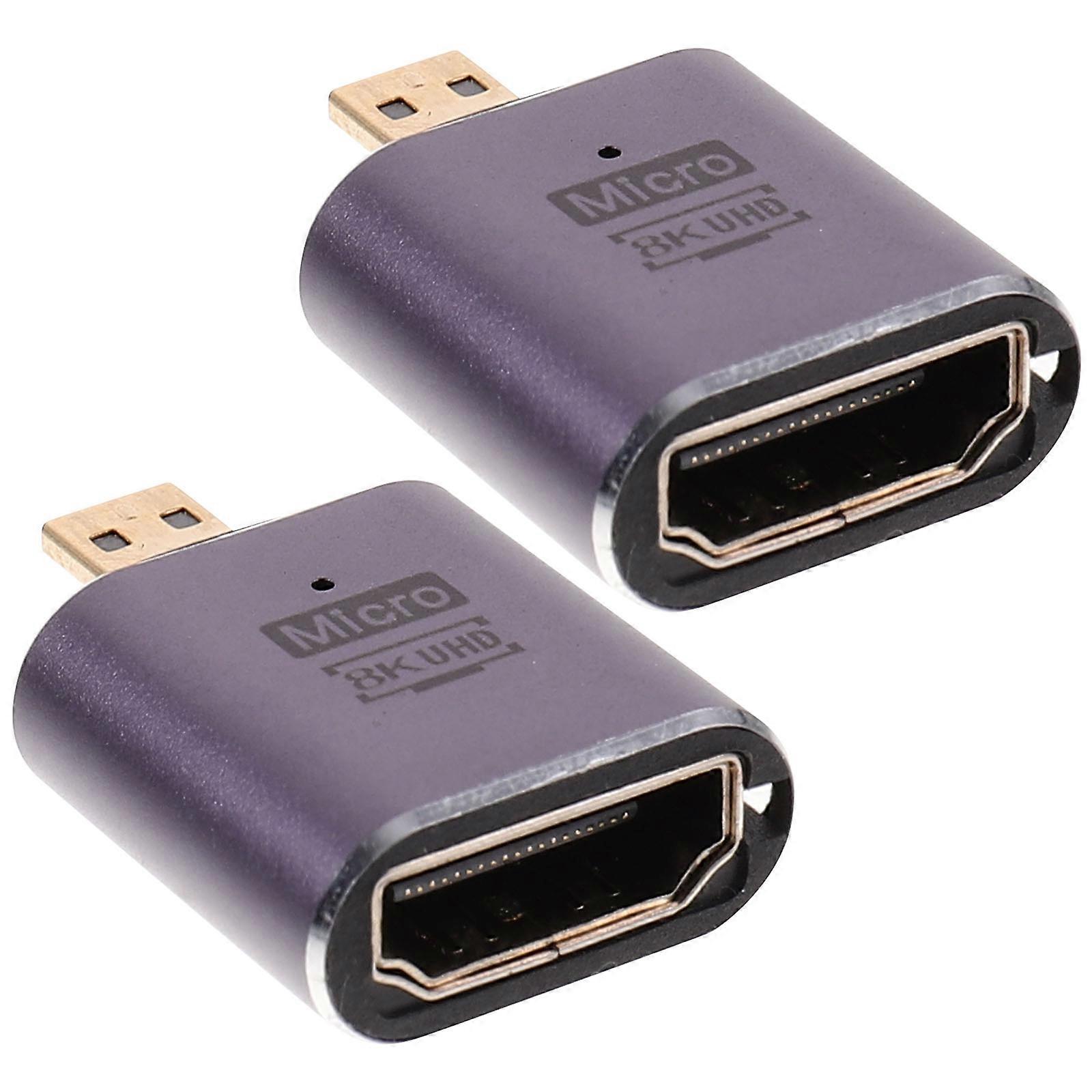Cable Connector Tv Connector Monitor Connector Daily Use Computer Devices 2pcs 8K High Definition Video Transmission