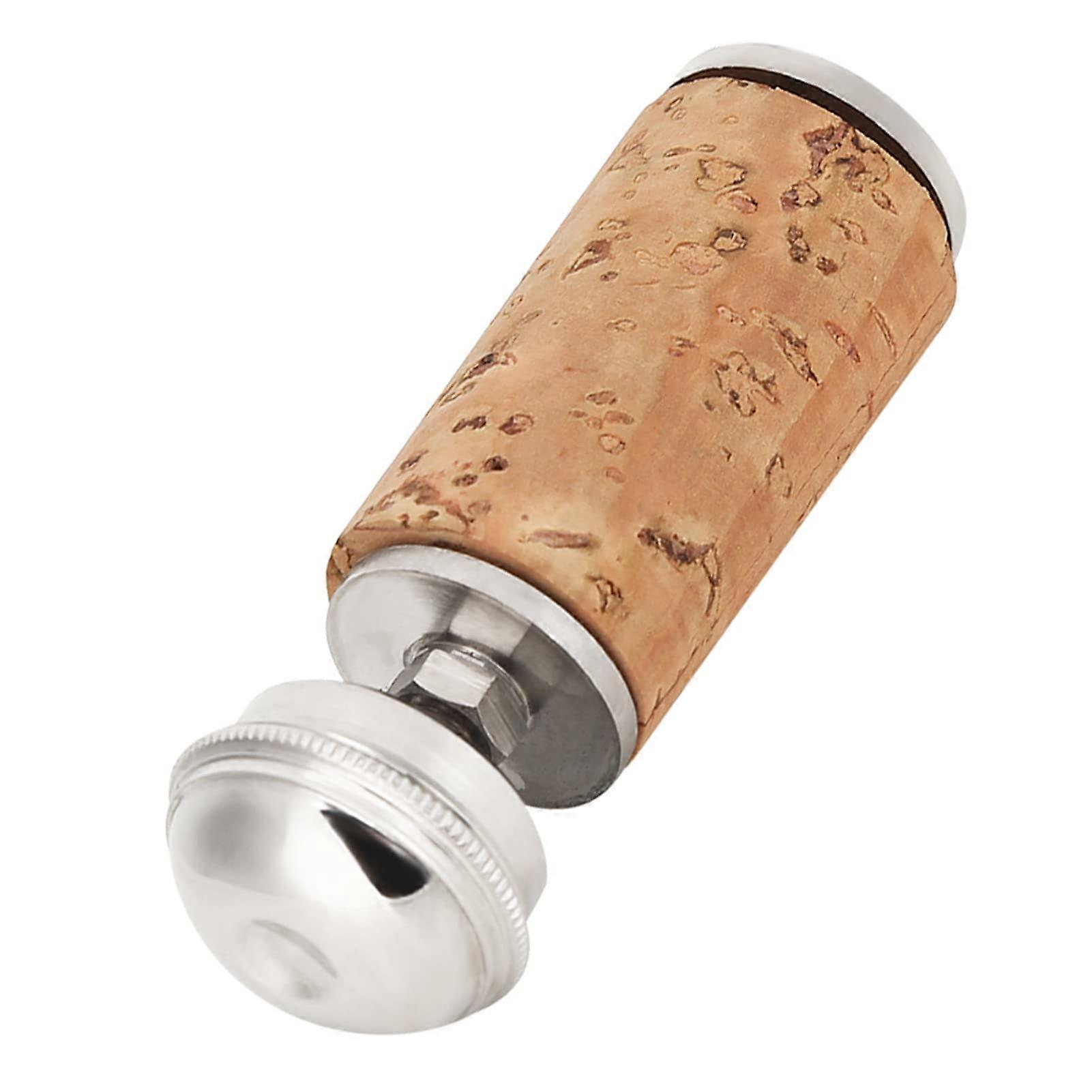 Flute Accessories, Copper Metal Cork Flute Head Joint Cork Plug Adjust Pronunciation Parts with Crown, Replacement for Flute