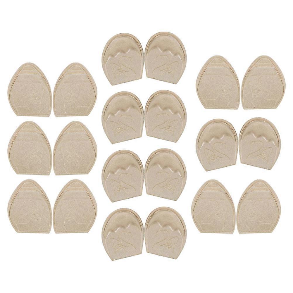 Shoe Toe Inserts for High Heels Preventing Slippage Reusable Sponge Beige Adjust Size Reduce Pressure
