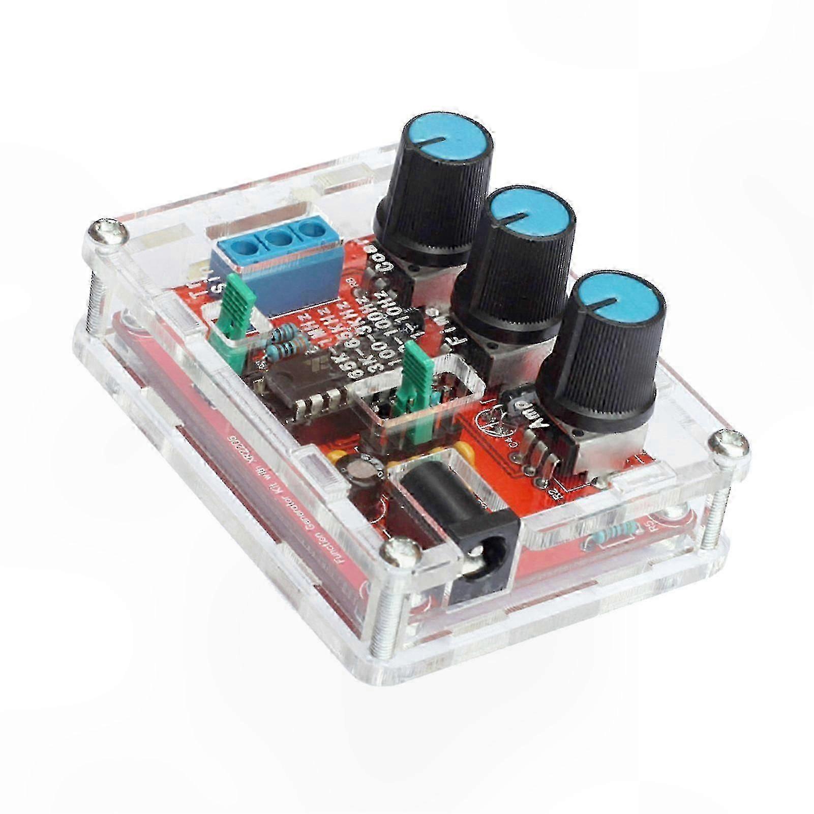 Adjustable Function Signal Generator with Sine, Triangle, Square Outputs, 1Hz-1MHz Frequency Range, High Precision Amplitude Control