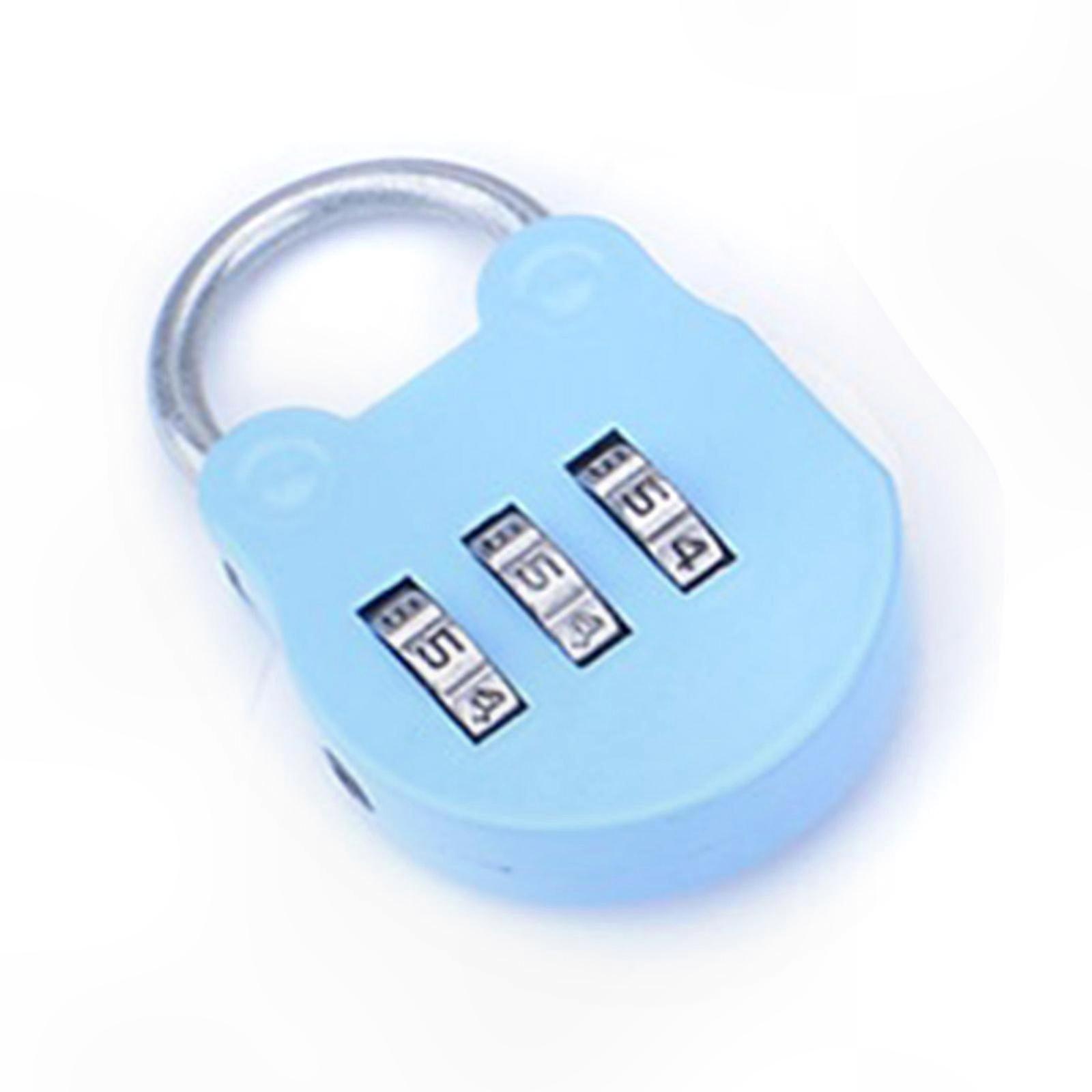 Zinc Alloy Security Padlock Mini Shackle Lock Set Your Own Combination Lock Locker Anti-theft Locks Rustproof Padlock