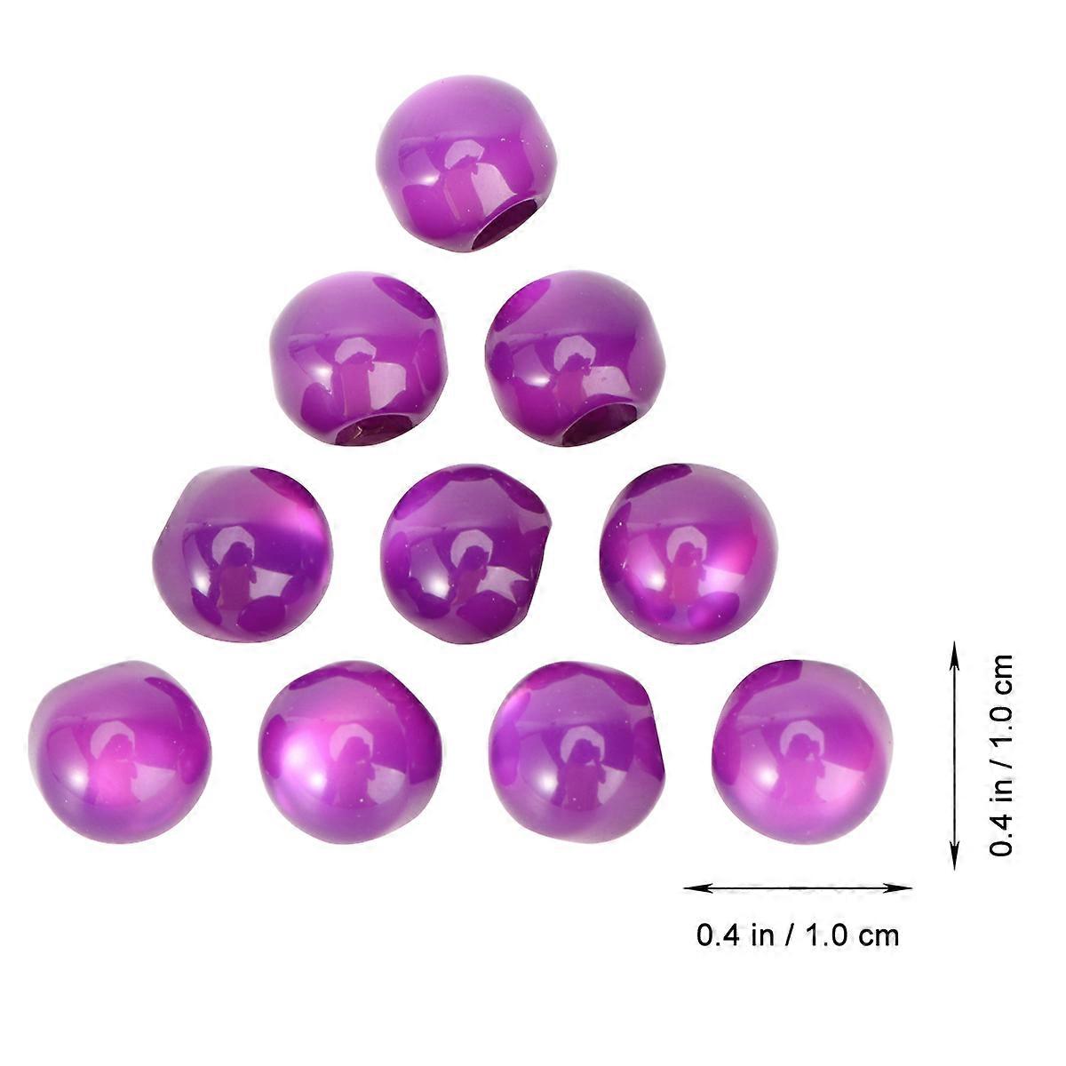 10Pcs Purple Plastic Buttons Circular Design For Clothes 10mm Essential Accessories