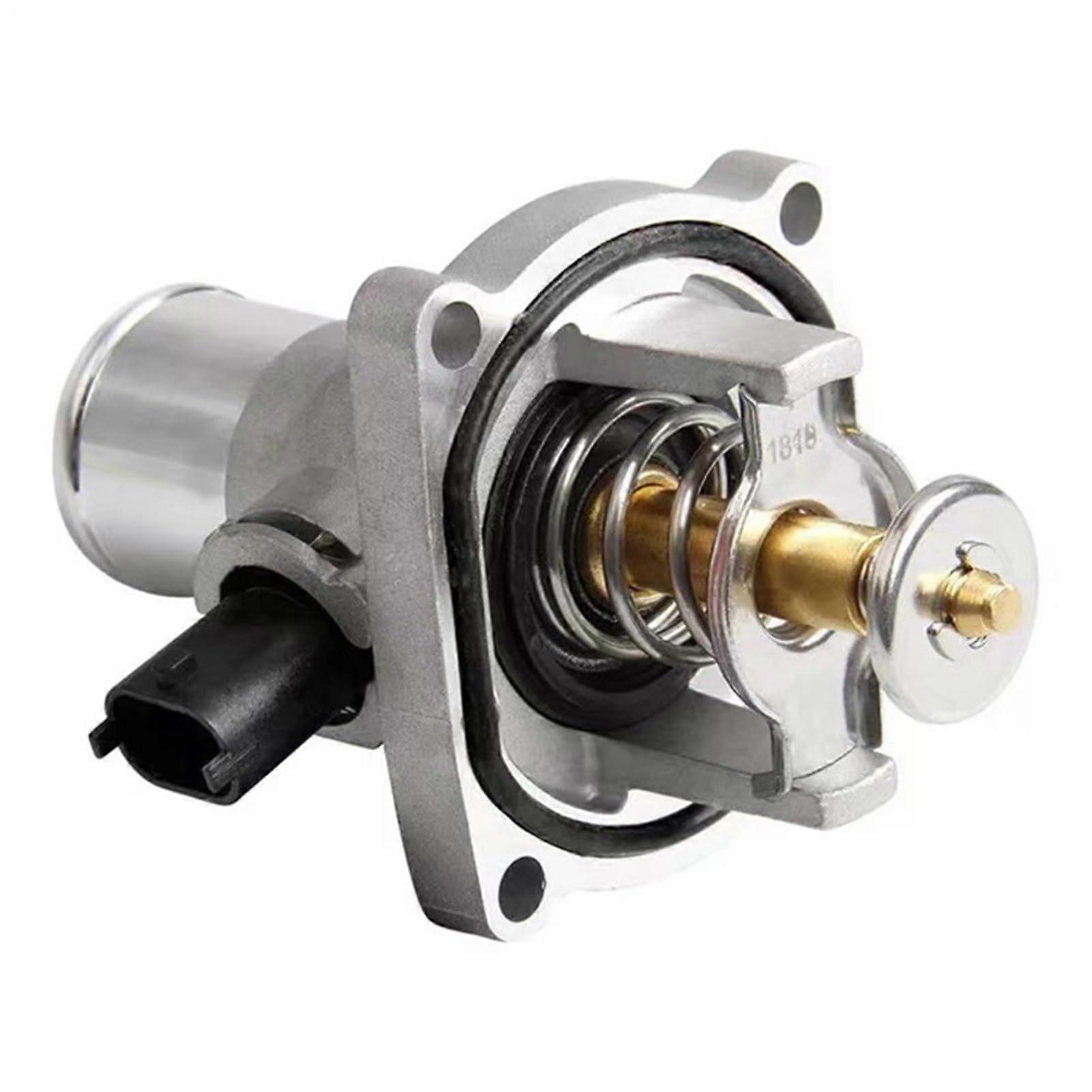 Coolant Thermostat Housing Assembly, Precise Temperature Regulation, Radiator Sensor, Cooling System Replacement