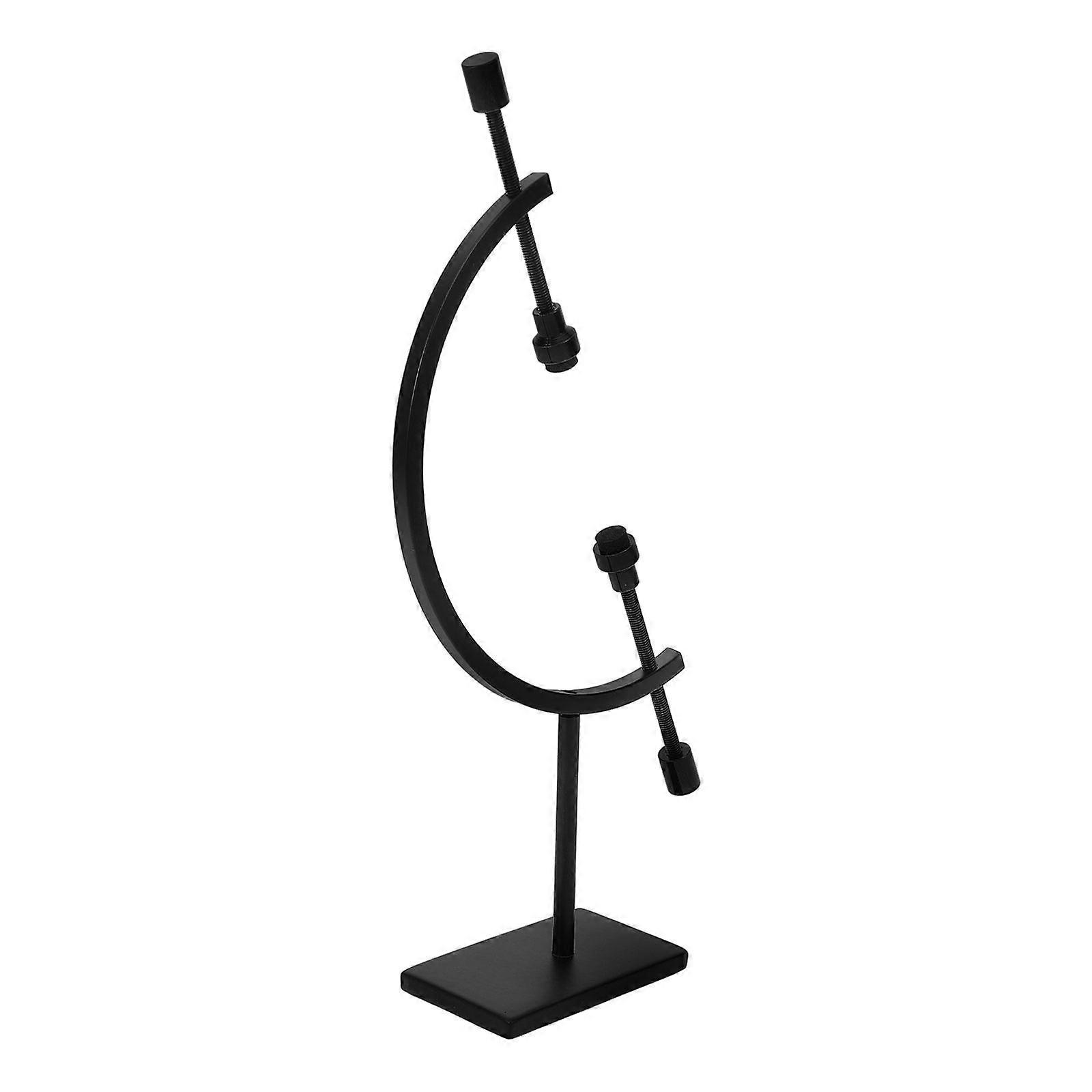 Crystal Display Stand Metal Sphere Holder Stand Adjustable Sphere Display Holder