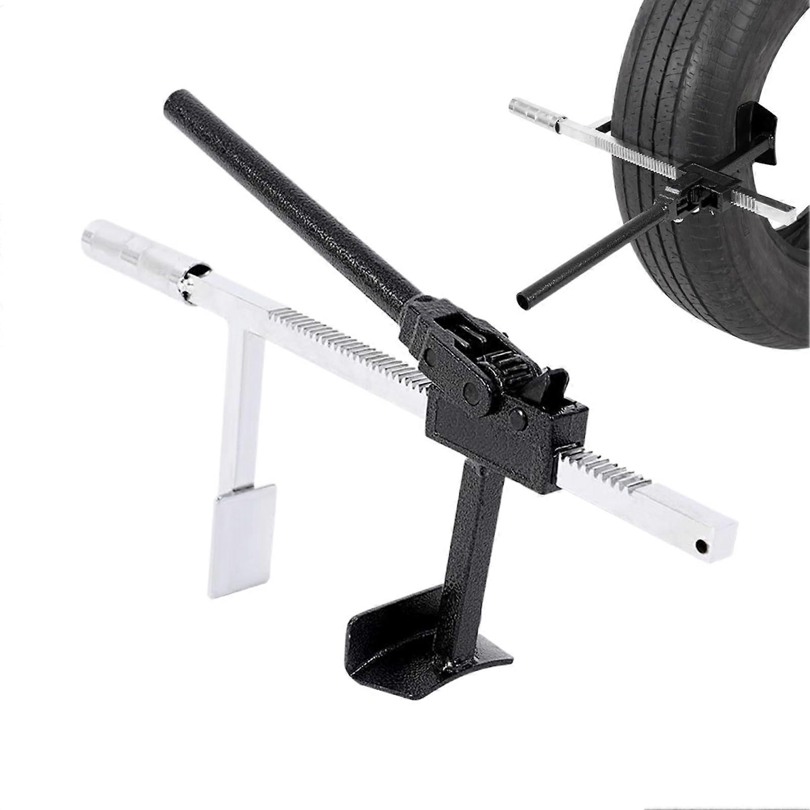 Portable Hand Bead Breaker Tool - Tire Removal and Installation for Motorcycle Trailers and Small Auto Shops - Enhanced Grip Angle for Performance