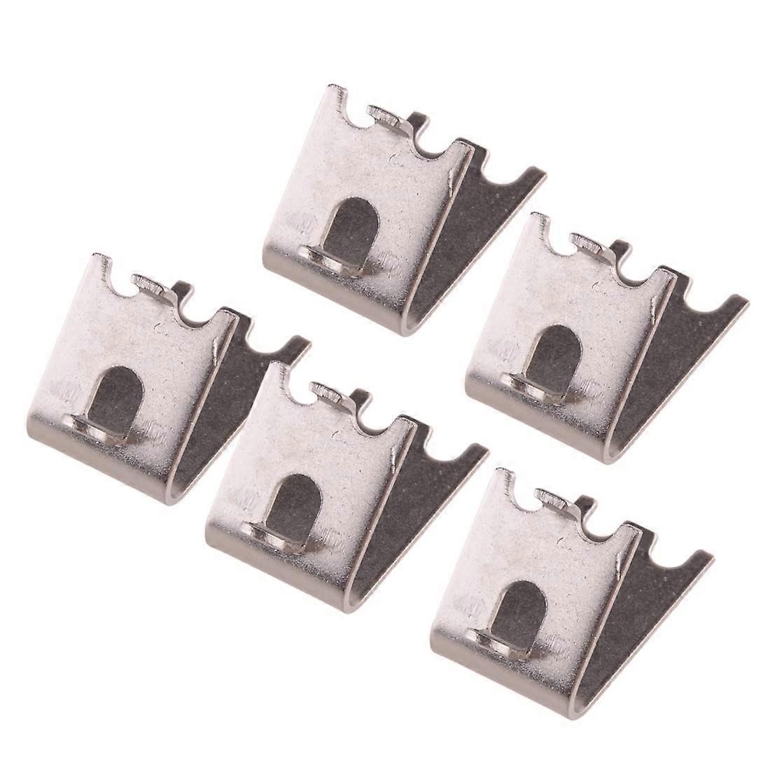 Silver Refrigerator Freezer Shelf Clips - 10 Pack, Durable Support Holders for Refrigerator and Freezer Organization