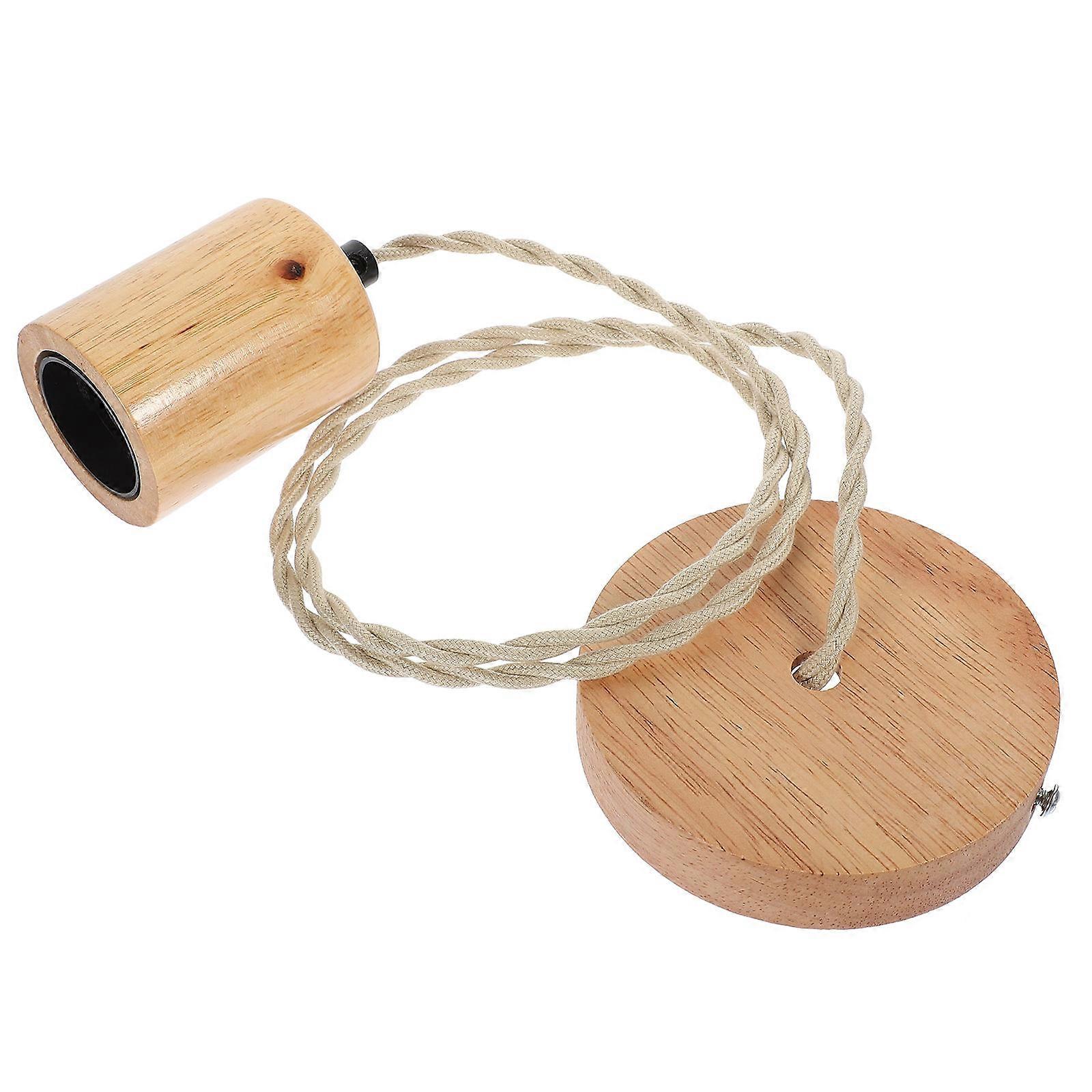 Wood E27 Lamp Holder for Display Multi Color Safe and Stable Material Fits Dining Room and Homes 1 Piece