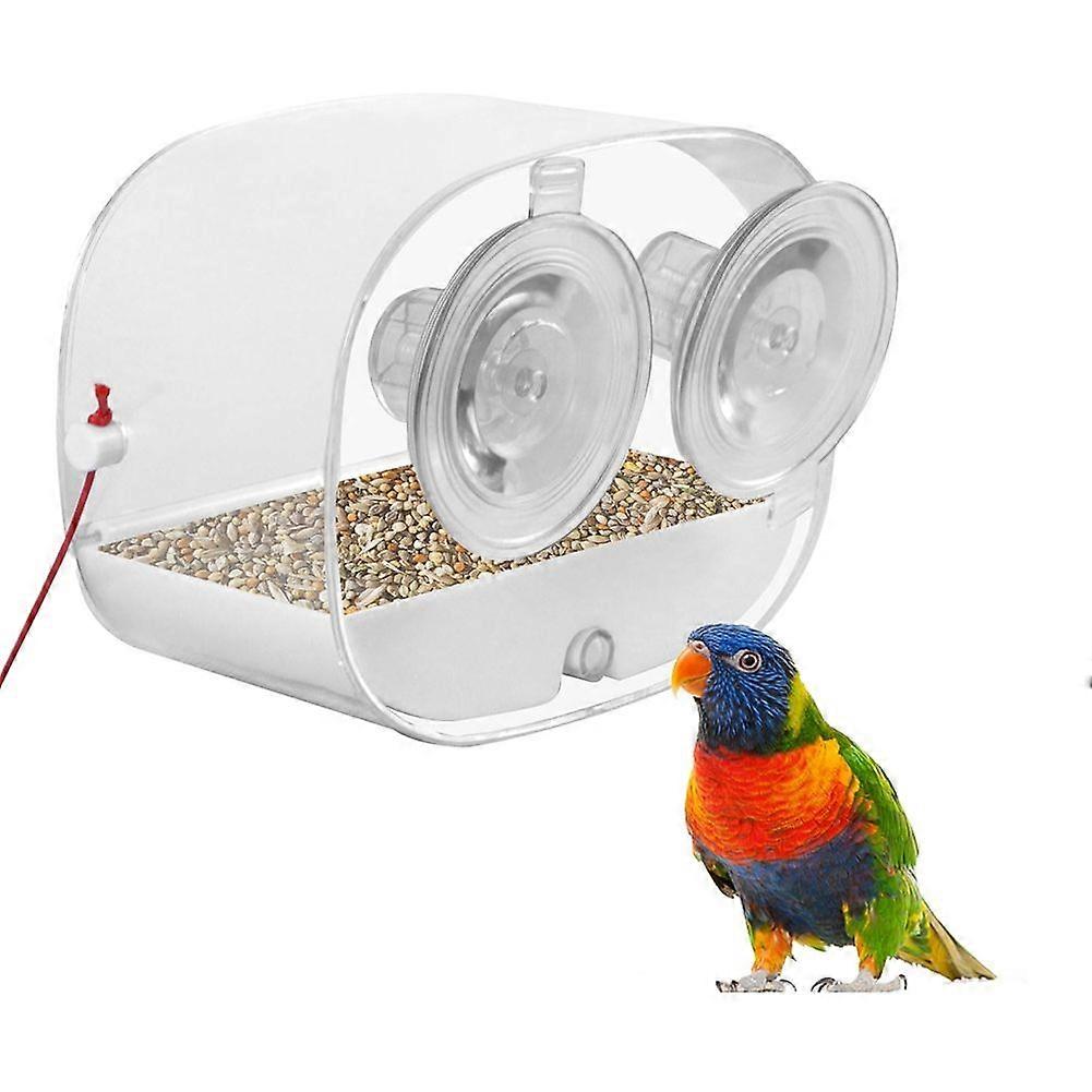 Transparent Acrylic Window Bird Feeder, Bird Feeders