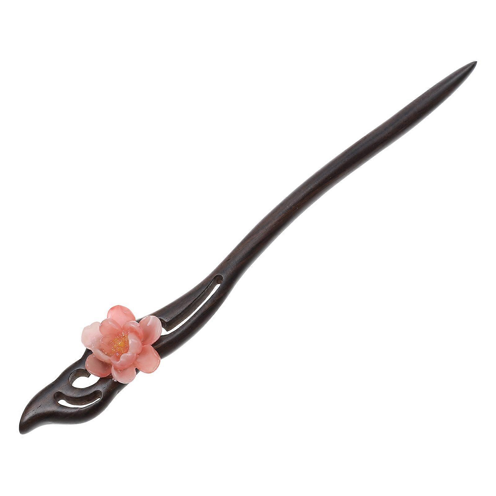 Retro Hairpins for Home Black Synthetic Material with Special Design and Smooth Edges 9 5in