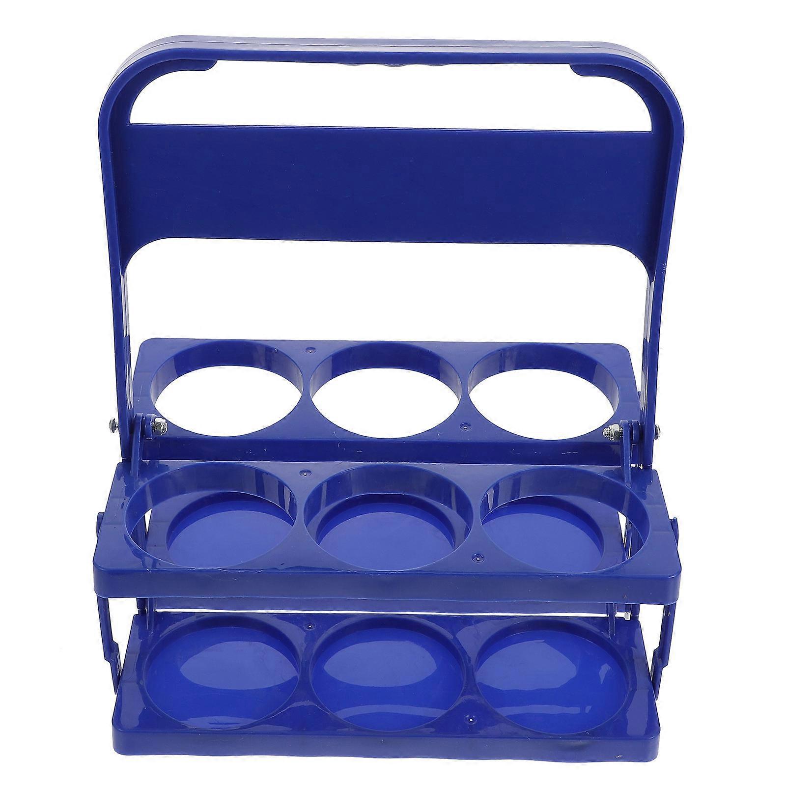Portable Beer Storage Basket Carrier Organizer for Camping, Parties & BBQs Smooth Finish Drinks Holder