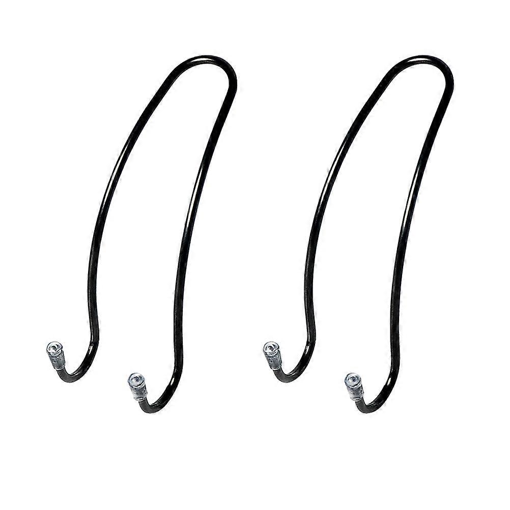 2PCS Car Hooks Back Seat Concealed Bearing Household Auto Hooks Multi function Creative Gift Storage Hooks (Black)