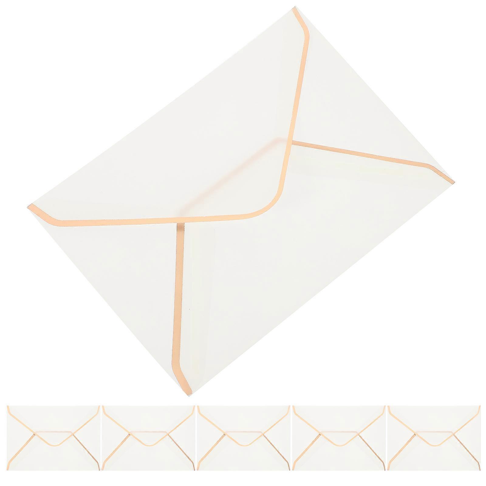 10Pcs Greeting Cards Invitation Cards Postcard Storage Envelopes Wrapping Envelopes