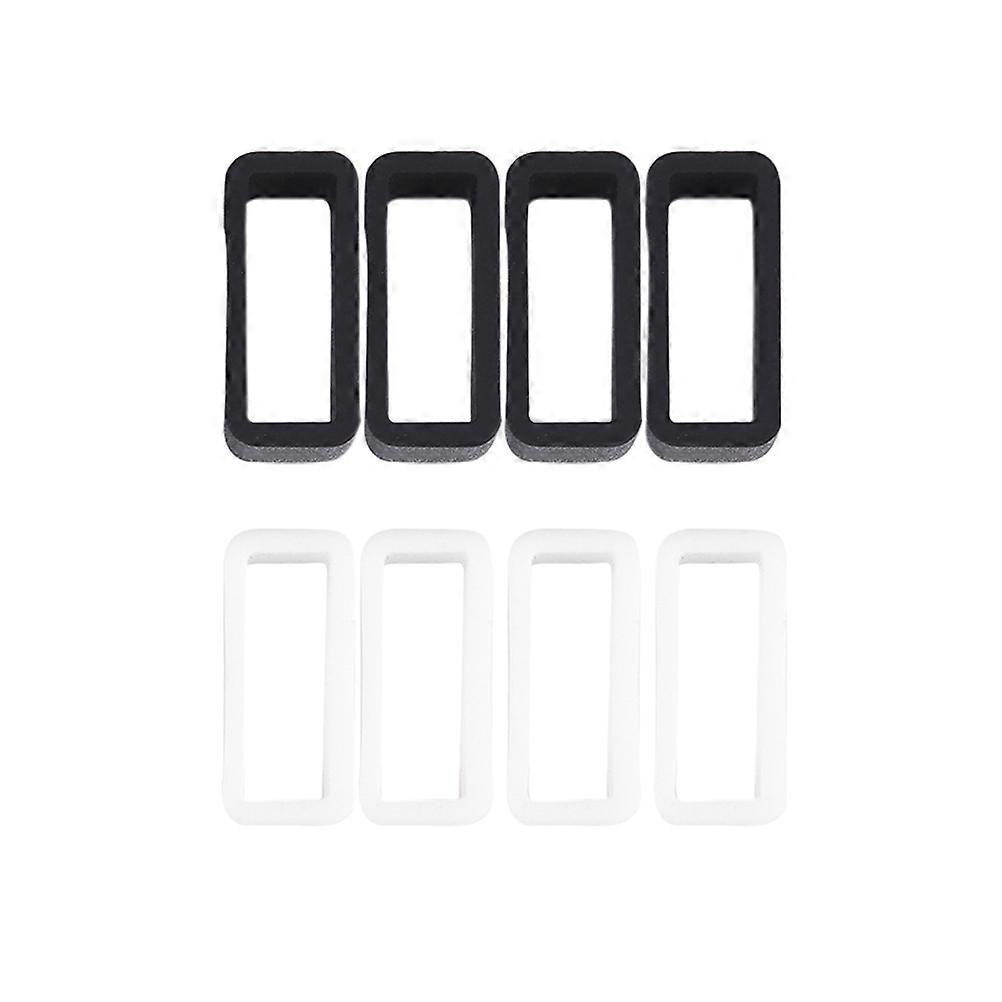 Silicone Watch Strap Rings 8pcs Lightweight Easy Install Accessory for Watch Bands