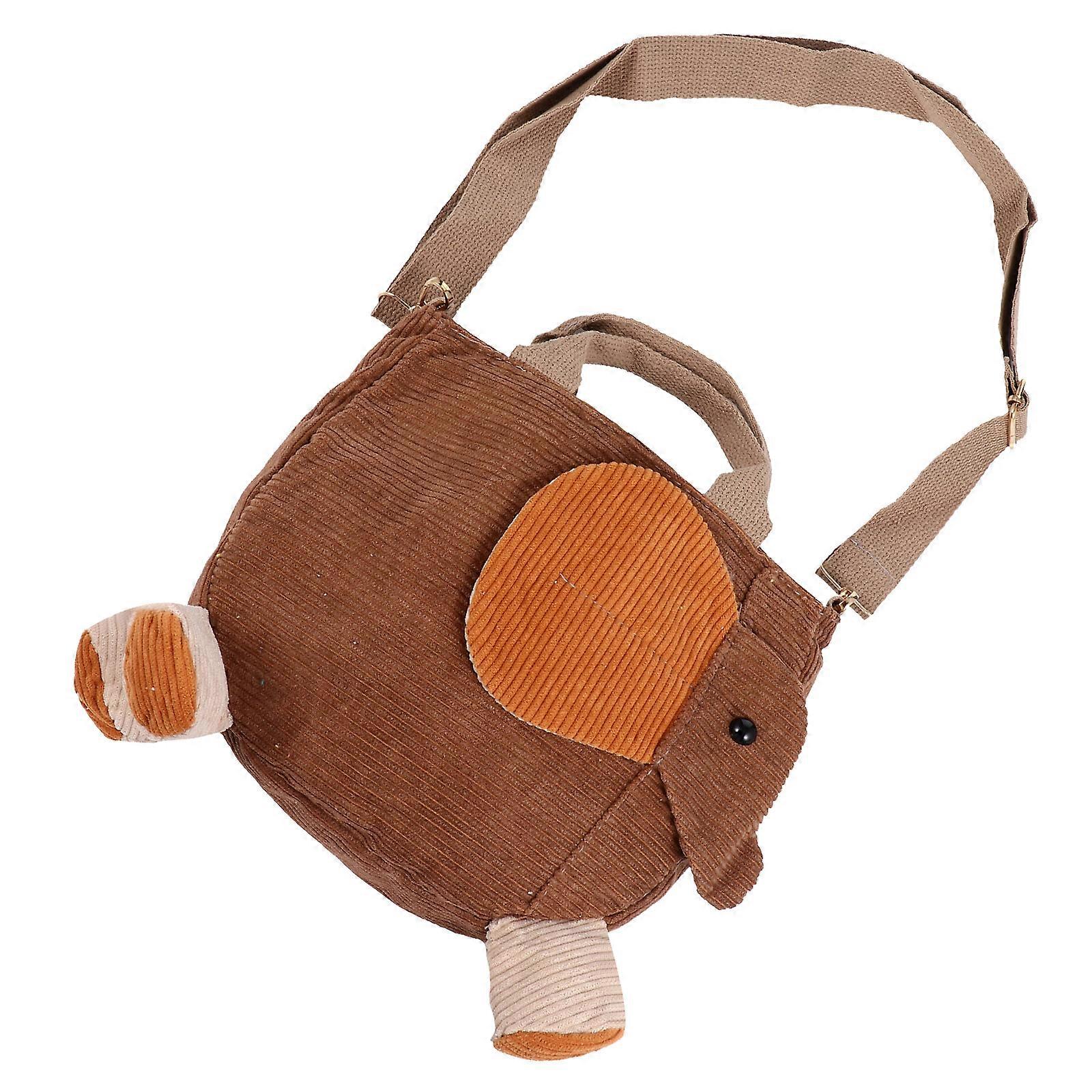 Stylish Cartoon Design Phone Hand Bag For Kids Featuring Square Shape Ideal For Beach Party Or Shopping With Storage 1Pack