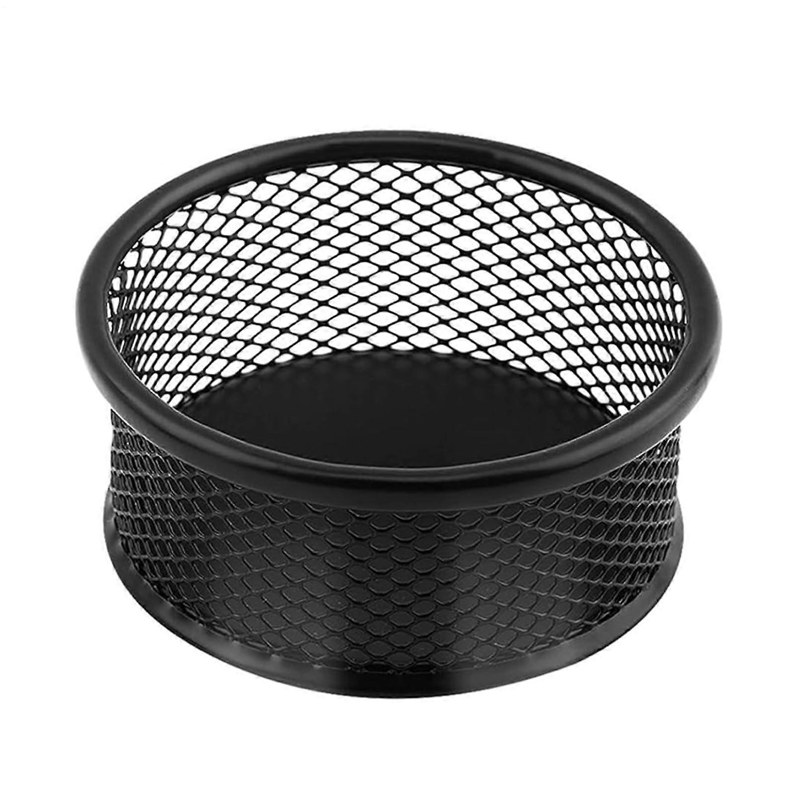 Paper Clip Organizer Bowl - Mini Desk Accessories Holder for Office School Supplies, Durable Plastic Storage Container