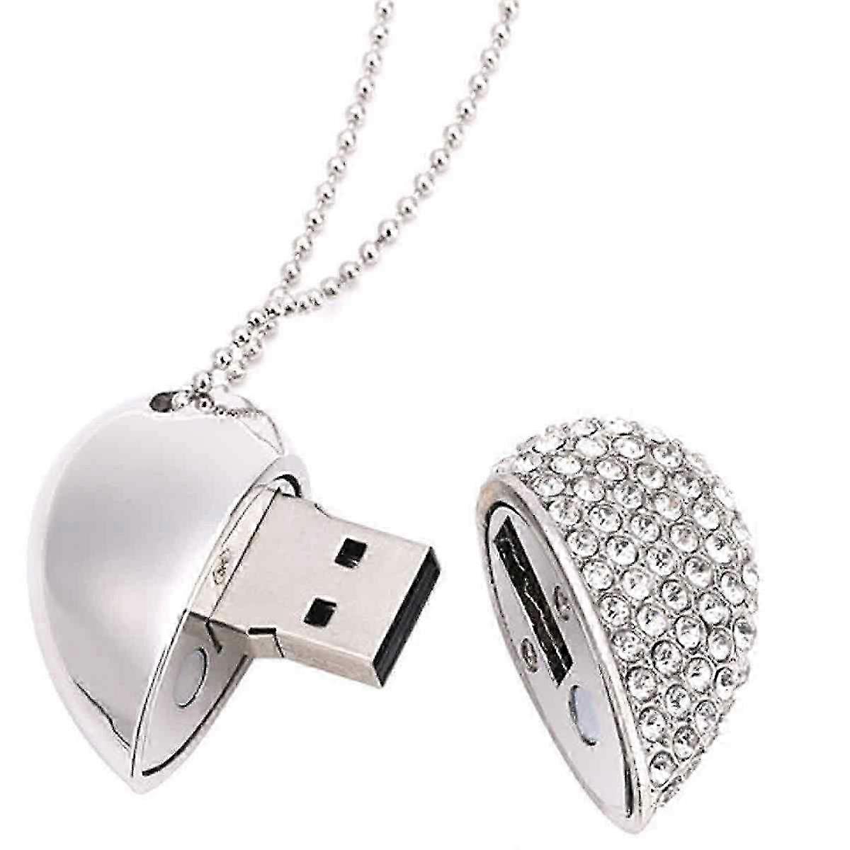 Creative Heart-Shaped USB Flash Drive 64GB - Cute & Stylish Storage Solution for Data Transfer & Backup