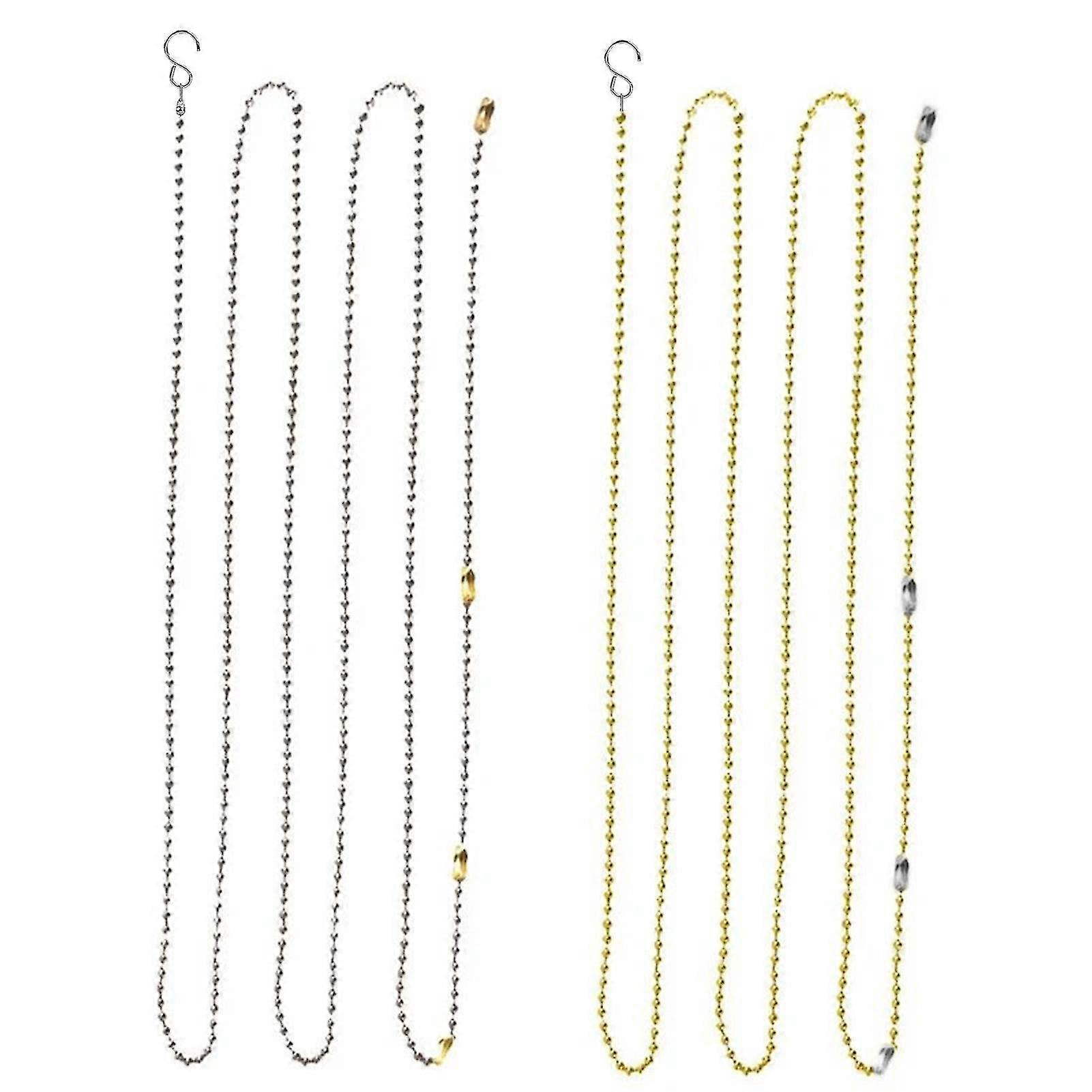 2025 2Pcs Height Chains with Hooks Accurate Appropriate Length Measuring Non-corrosive Volleyball Net Height Chains Training Equipment