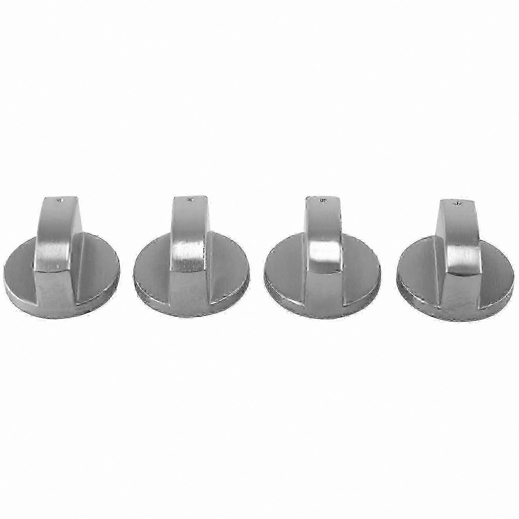 4-Pack Metal Stove Knobs for Cooker Control, Durable Kitchen Appliance Knobs Replacement Parts