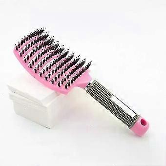 Hair Brush Detangling Hairbrush Bristle&Nylon Women's Wet Curly Hair Scalp Massage Comb Salon Hairdressing Styling Tools