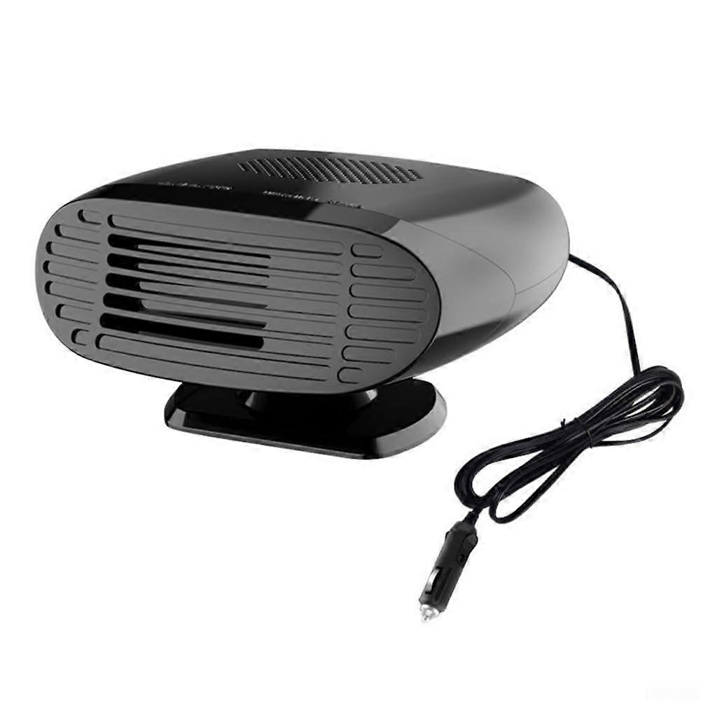Auto Heater, Auto Heater, Portable Car Windshield Defroster, Car Windshield Defogger, 2in1, Fast Heating, Cooling Function (12V, Black) 12V Black