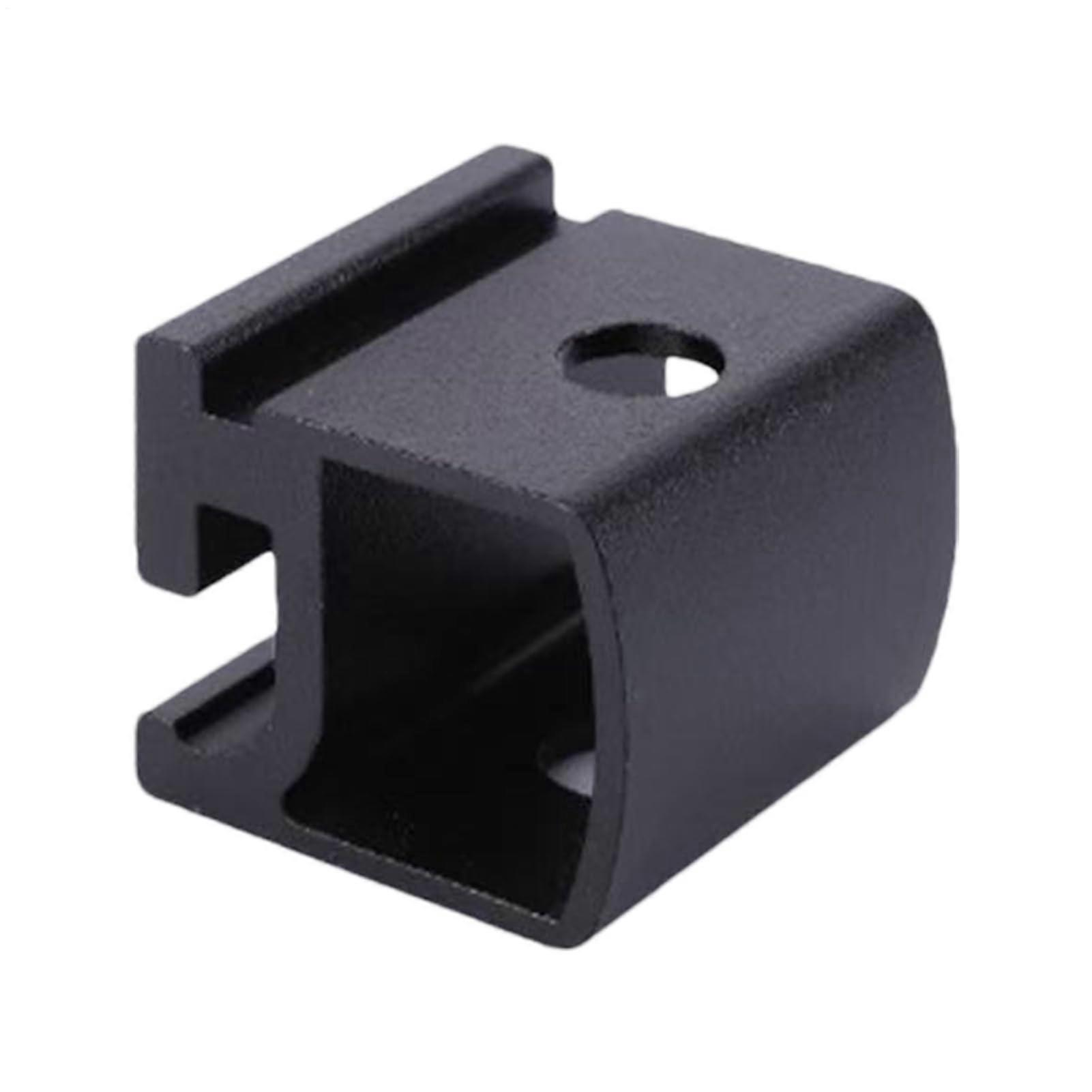 Slide Buckle for Camping Table, Outdoor Aluminum Alloy Mounting Hardware, 1 Piece Black