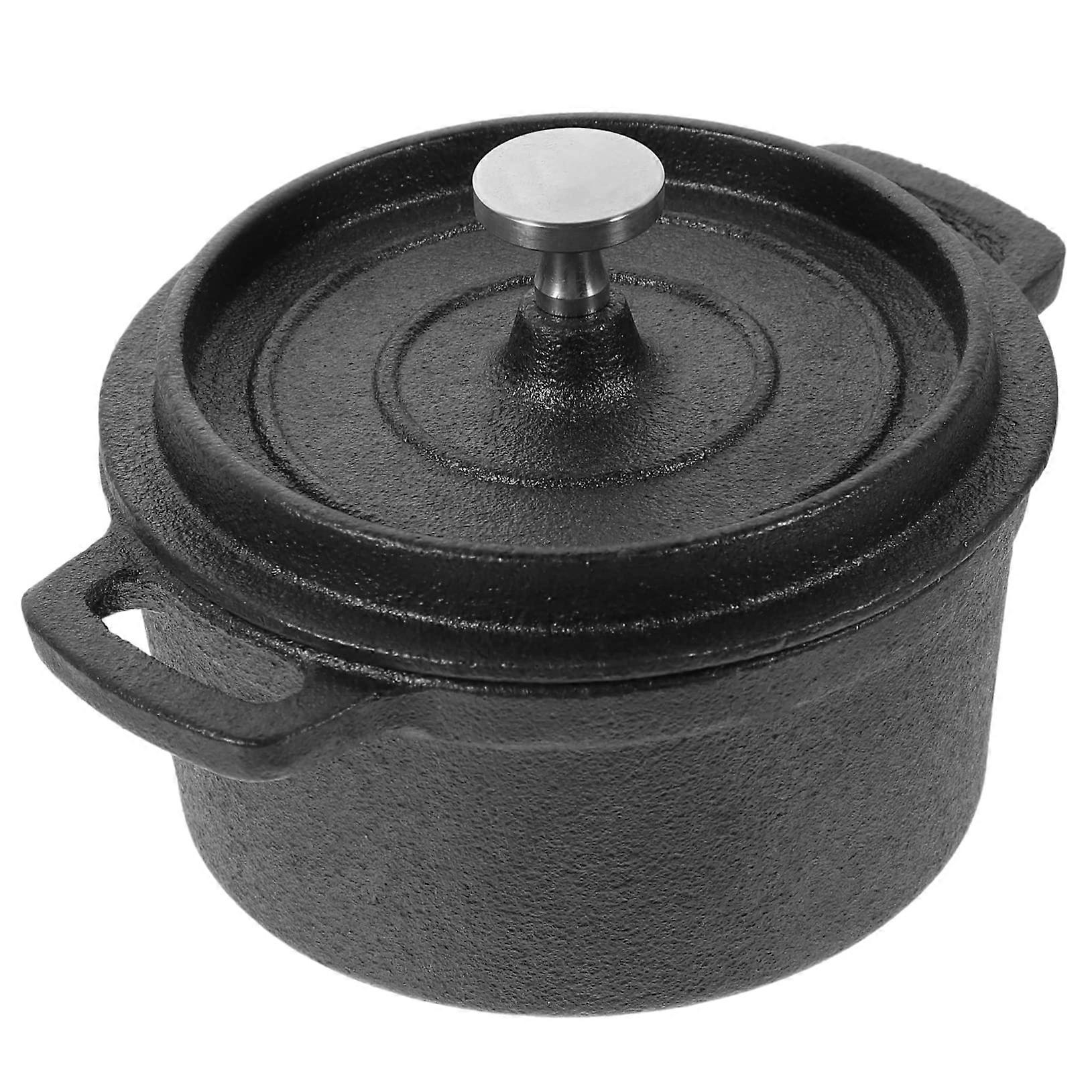 Mini Cast Iron Pot For Milk Pot And Food Use Induction Compatible Multi-Functional Kitchen Cookware