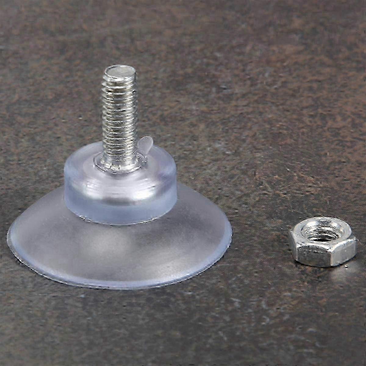 10 Pcs Rubber Strong Suction Cup Replacements for Glass Table Tops with M6 Screw