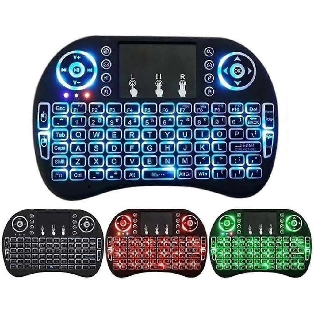 2.4GHz Rechargeable Wireless Mini Keyboard with Touchpad