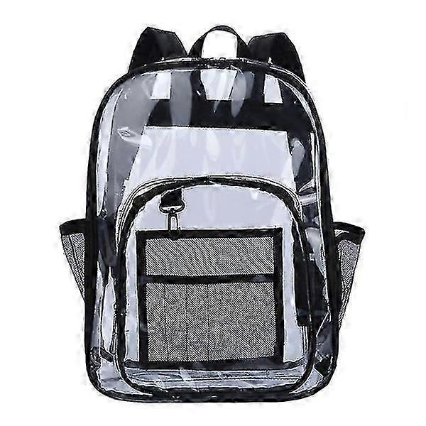 Sleek Transparent PVC Backpack - Modern Design for Daily Commute
