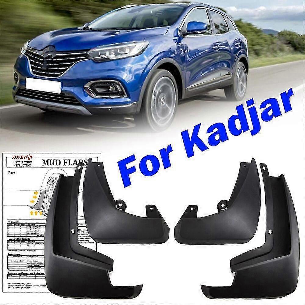Applies to 4pcs For Renault Kadjar 2015-2022 Mud Flaps Splash Guard Mudguard Front Rear