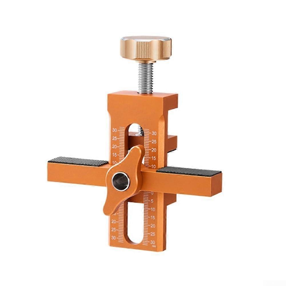 Cabinet Door Installation Template Tool Adjustable Aluminum Alloy Jig for Drawer and Cupboard Mounting