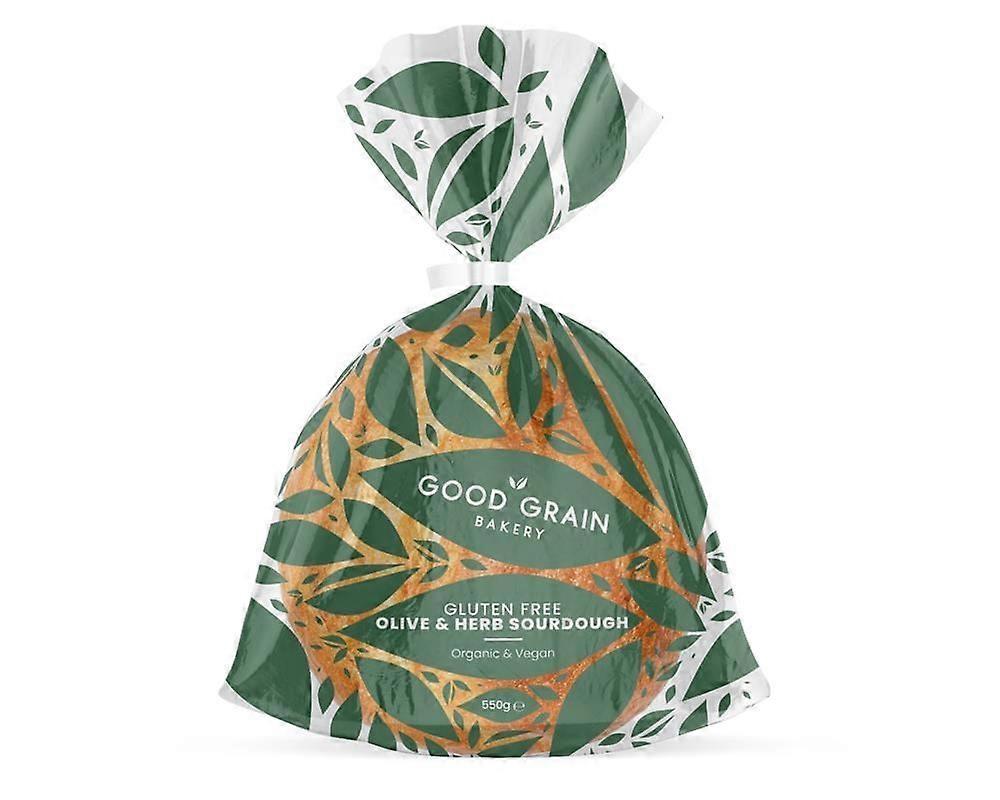 Good Grain Bakery Organic Gluten Free Olive & Herb Sourdough 550g - 3 Pack