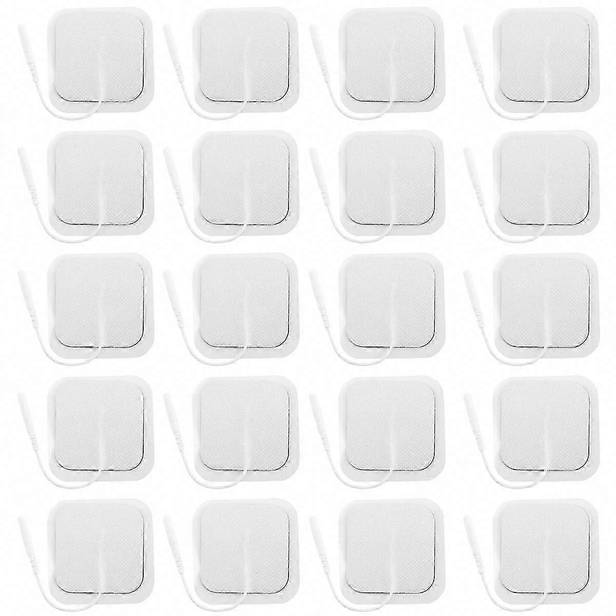 20Pcs Reusable Electrode Pads for TENS 3000 & EMS Digital Therapy Machine, Self-Adhesive with 2mm Plug