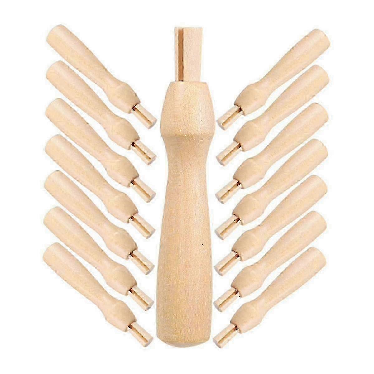 16-Piece Felting Needle Set with Handles - Punch Hole Tool Kit for Needle Felting and Wool Crafting