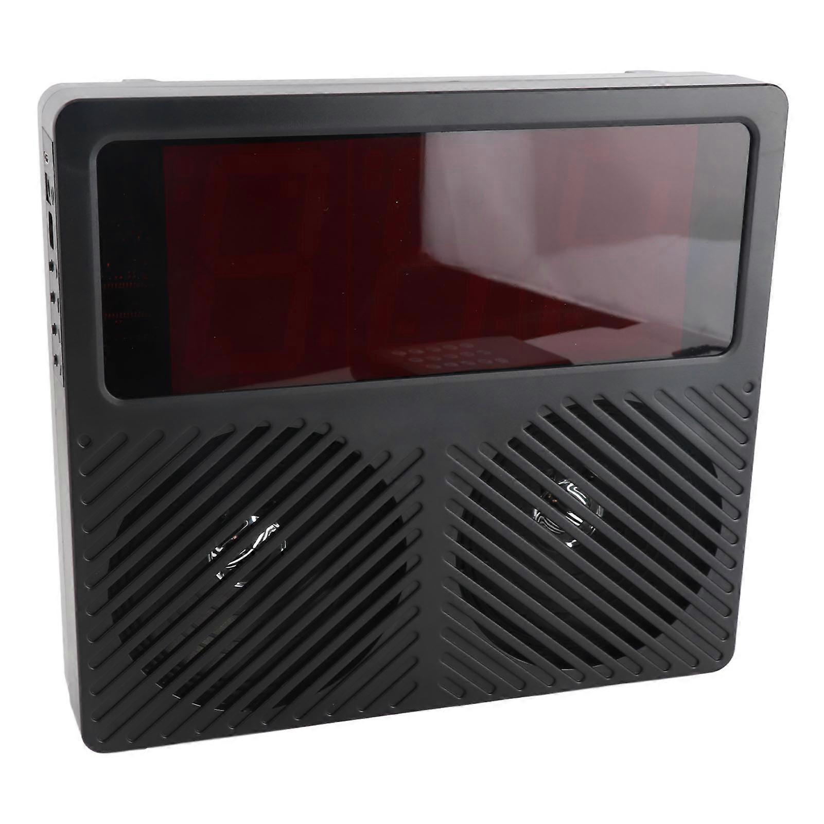 Wireless Queue Calling System 20W 265x235x65mm Mattschwarzer EU-Stecker