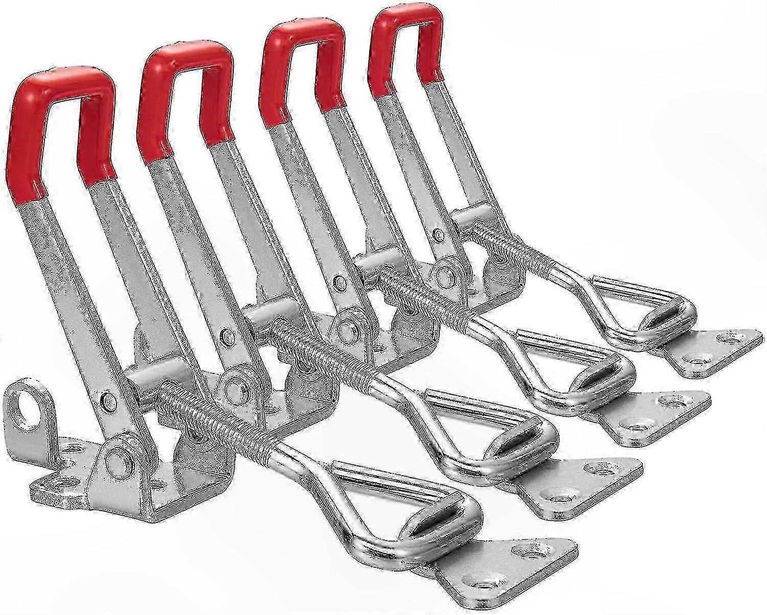 Adjustable Heavy-Duty Toggle Latch with Locking Hole, 660lbs Load Capacity & Wide Pull Action Mechanism