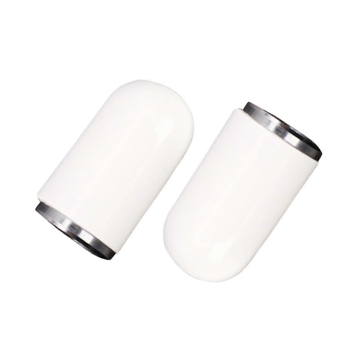 Magnetic protective cap for pencil - White replacement cover 2pcs