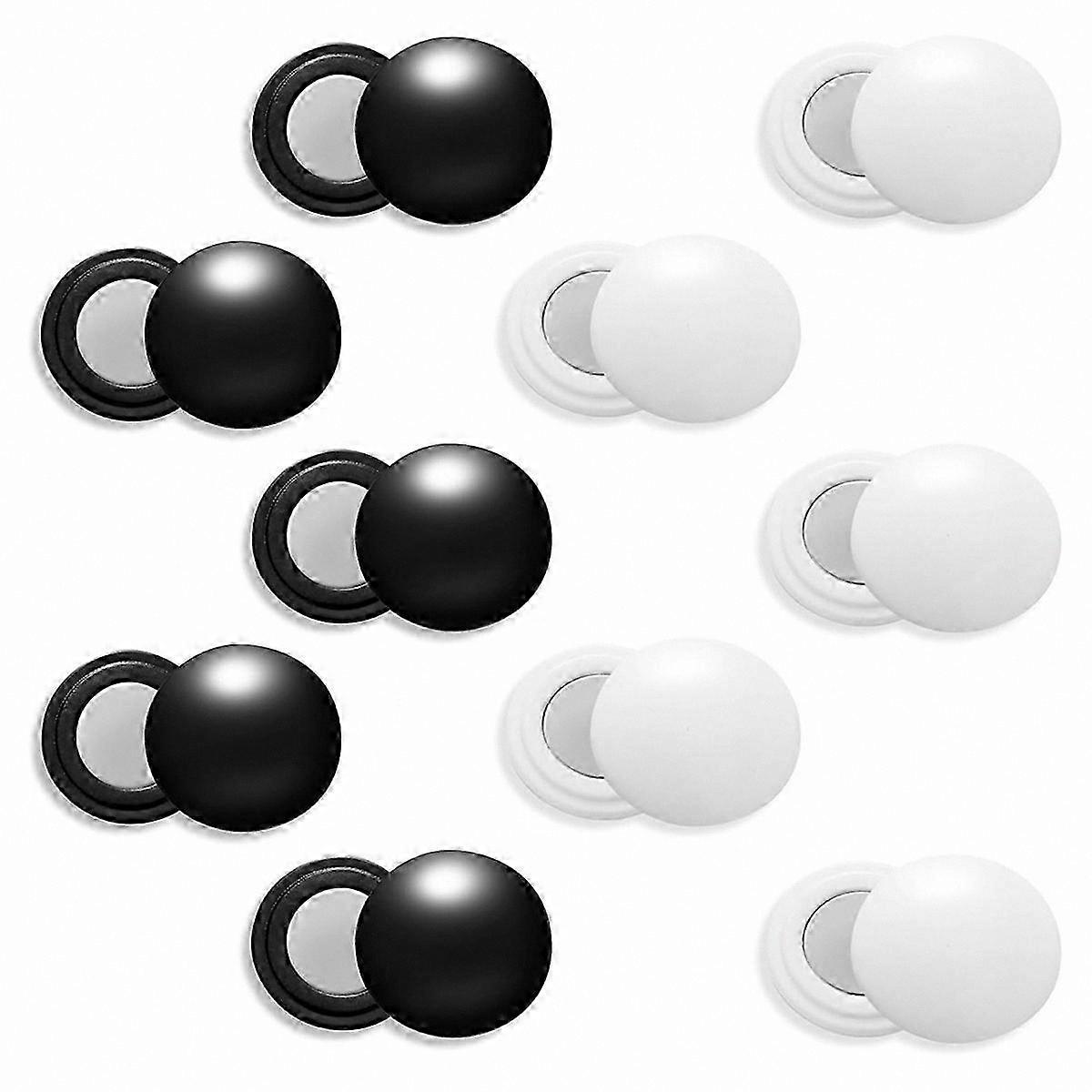 Magnetic Race Bib Holders, 10 Pairs Running Number Clips for Marathon and Events