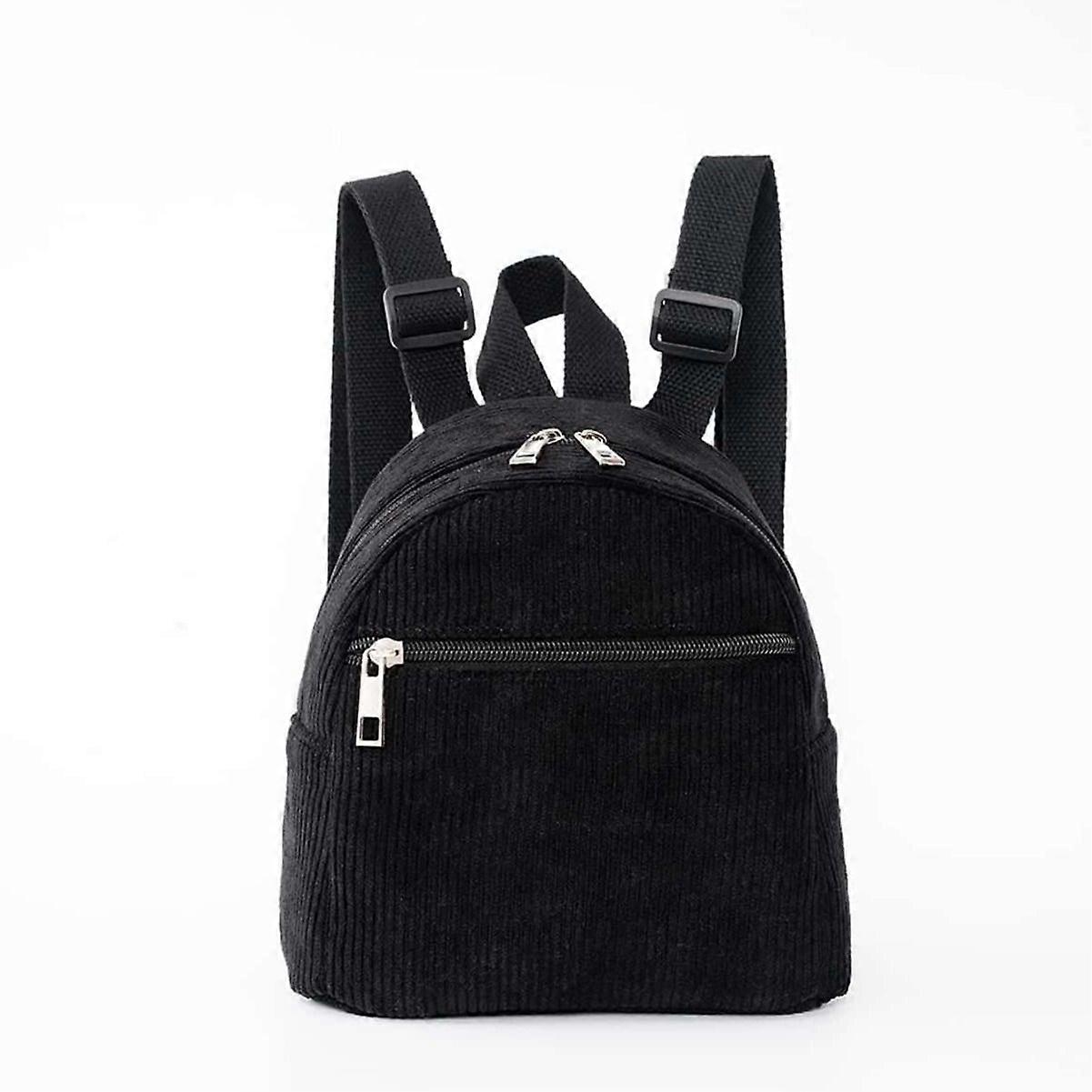 Backpack Mini Solid Color Multicolor Backpack Fashion Corduroy Backpack Simple