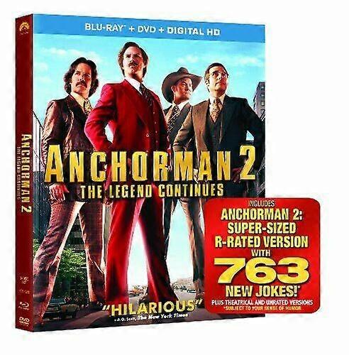 Anchorman 2 Efsane Devam Ediyor [Blu-r Blu-ray Bölgesi 2