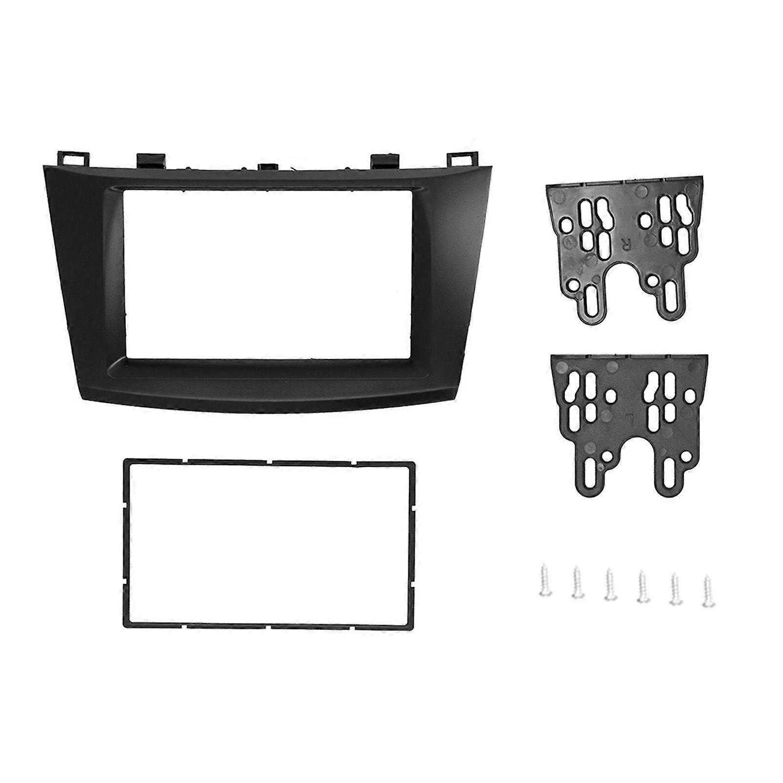 2Din Radio Stereo Fascia Frame CD Panel Trim Replacement for Mazda 3/Axela 20092013